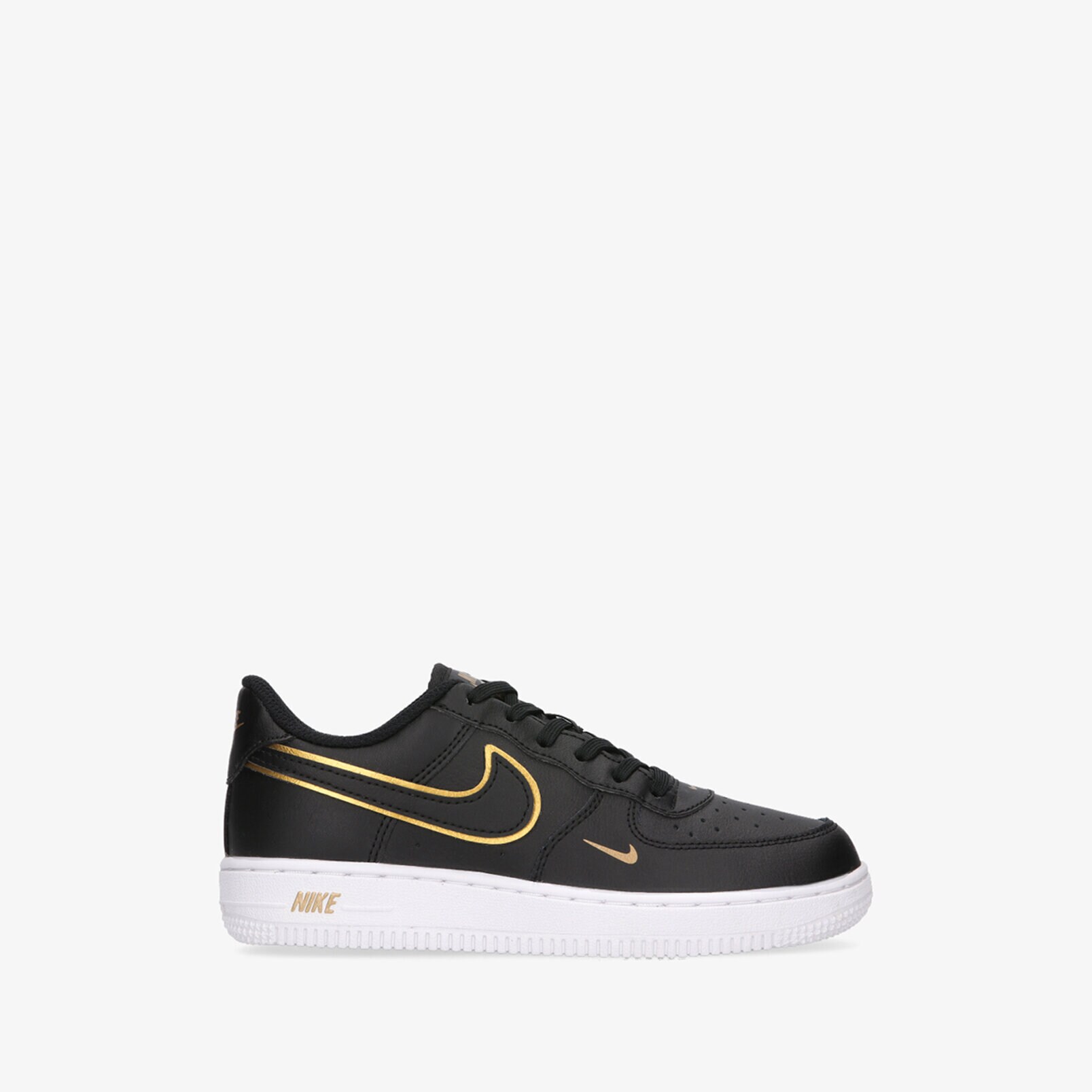 Buty sneakersy dla dzieci NIKE AIR FORCE 1 LV8 DM3386-001 CZARNY
