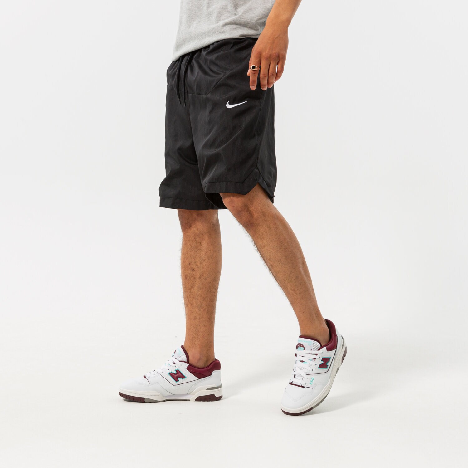 Krótkie spodenki, szorty męskie NIKE SZORTY M NK DF DNA WOVEN SHORT NBA DH7559-011 CZARNY