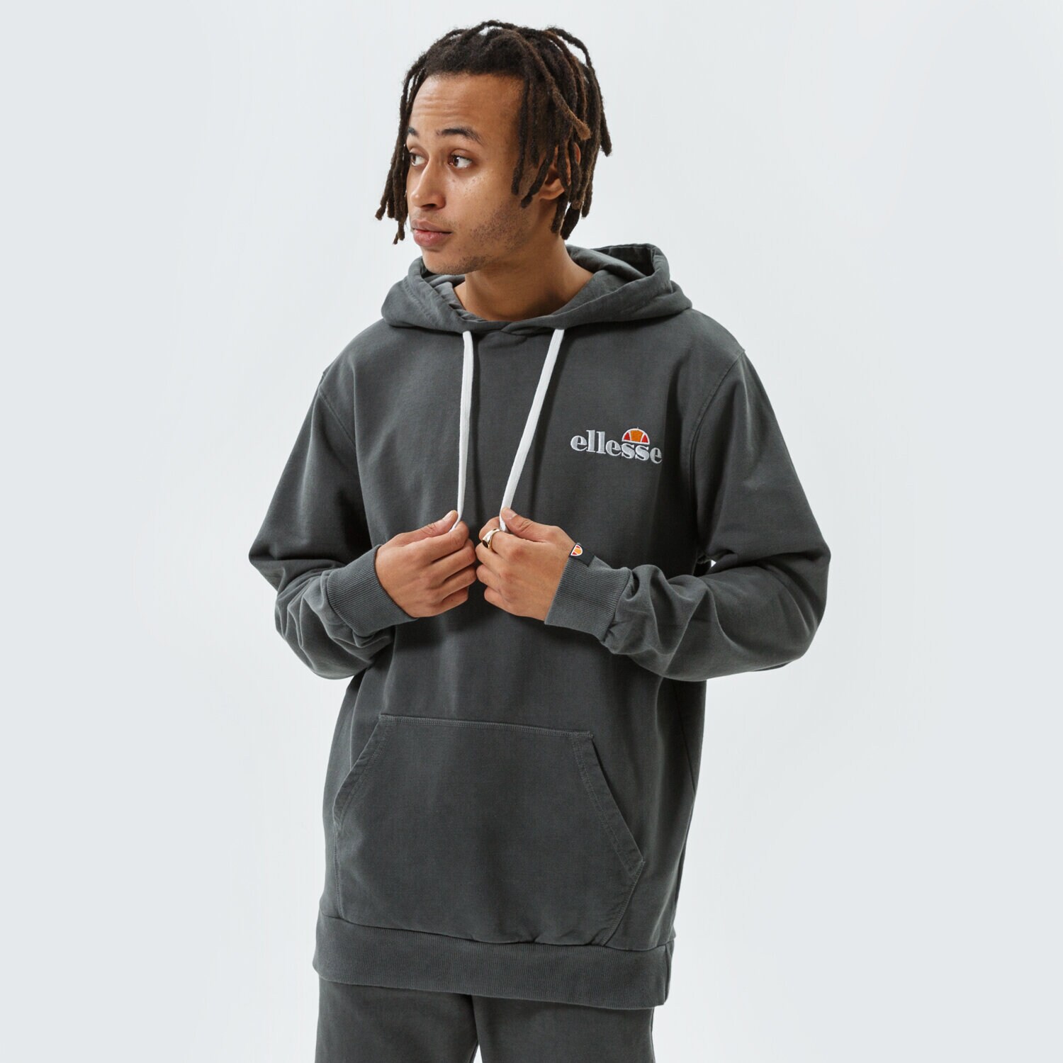 Bluza męska ELLESSE BLUZA Z KAPTUREM TINCTORIA OH HOODY BLK SHK13144011 CZARNY