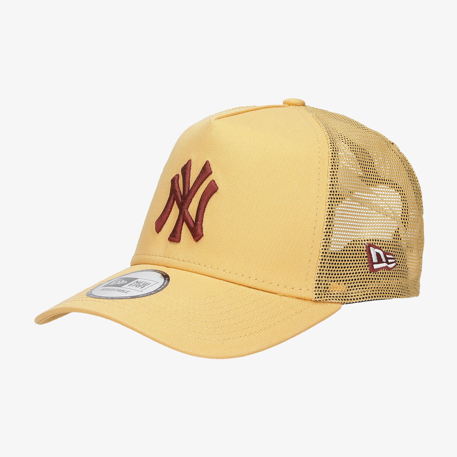 Czapka z daszkiem męska NEW ERA CZAPKA LEAGUE ESS TRUCKER NYY YEL NEW YORK YANKEES C 60141800 ŻÓŁTY