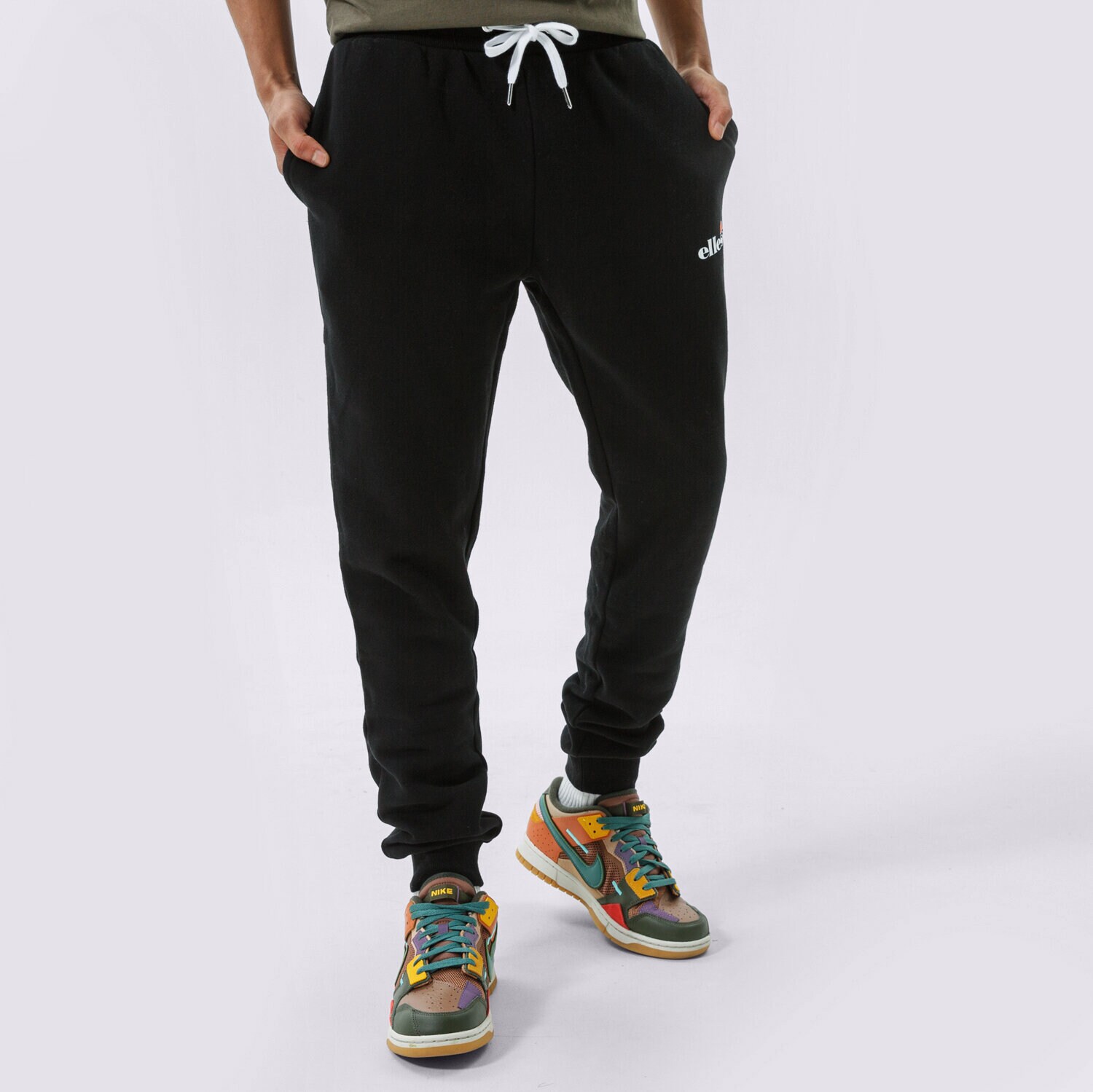 Spodnie sportowe męskie ELLESSE SPODNIE GRANITE JOG PANT BLK SHK12643011 CZARNY