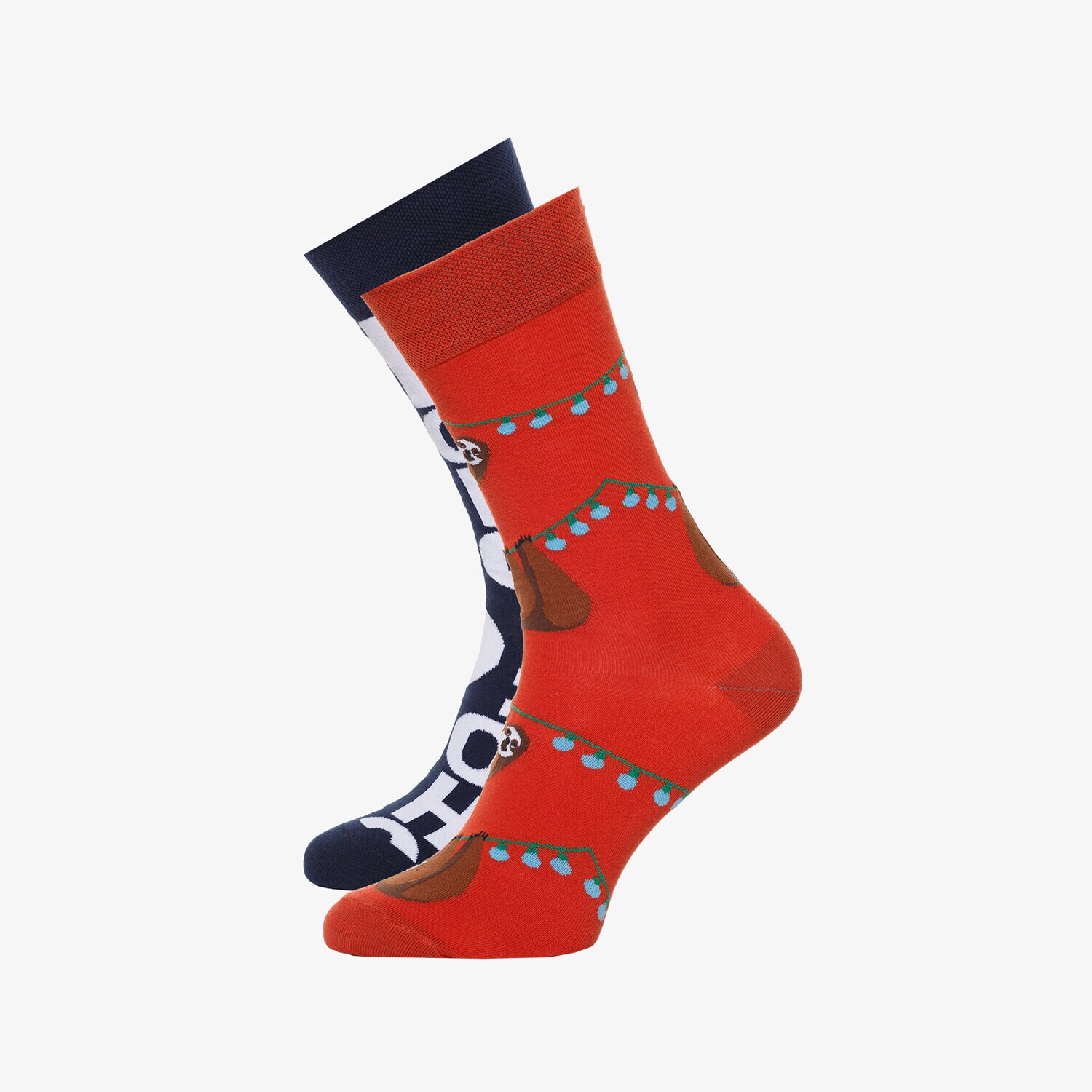 Skarpetki sportowe damskie SIZEER SKARPETY CHRISTMAS SLOTH SI321SKA98001 MULTICOLOR