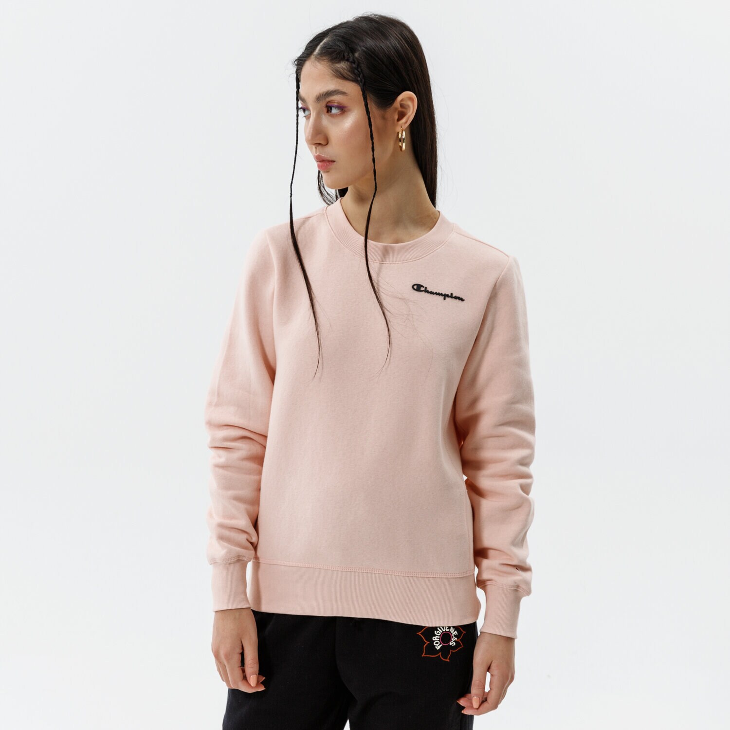 Bluza damska CHAMPION BLUZA CREWNECK SWEATSHIRT 114422PS157 RÓŻOWY
