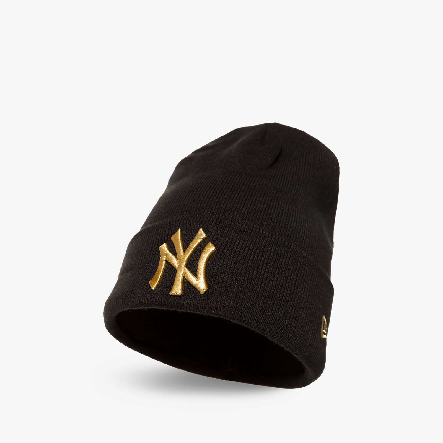 Czapka zimowa damska NEW ERA CZAPKA ZIMOWA WMNS METALLIC KNIT NYY BLK NEW YORK YA 60141816 CZARNY