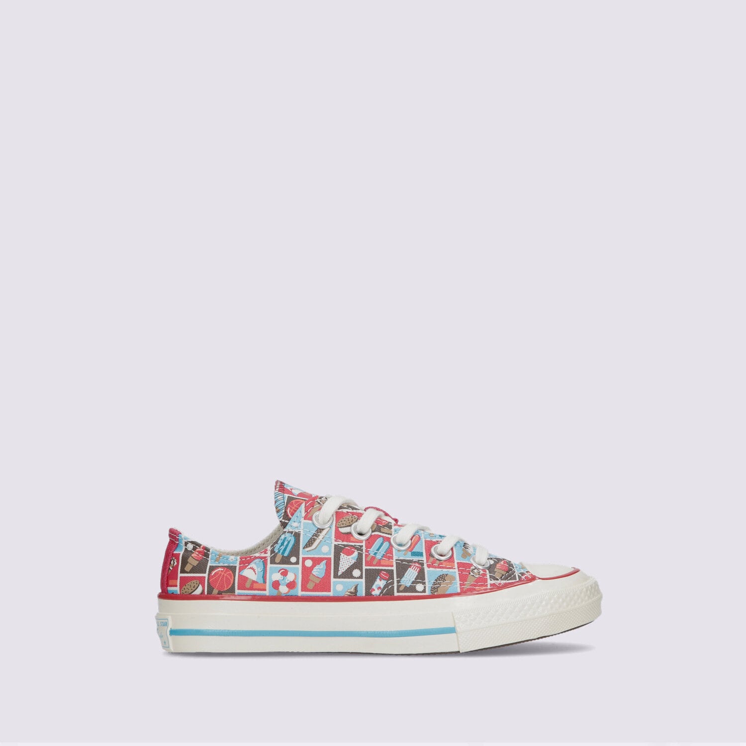 Buty sneakersy dla dzieci CONVERSE CHUCK 70 A00519C CZERWONY