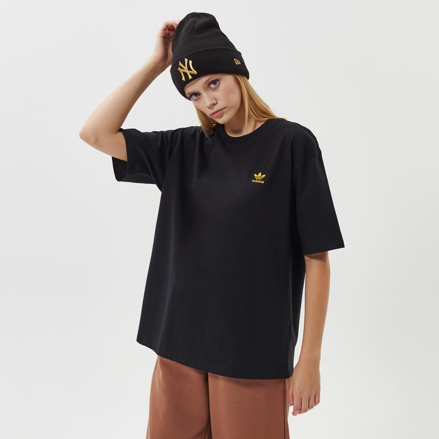 Koszulka, t-shirt damski ADIDAS T-SHIRT BF TEE H20412 CZARNY