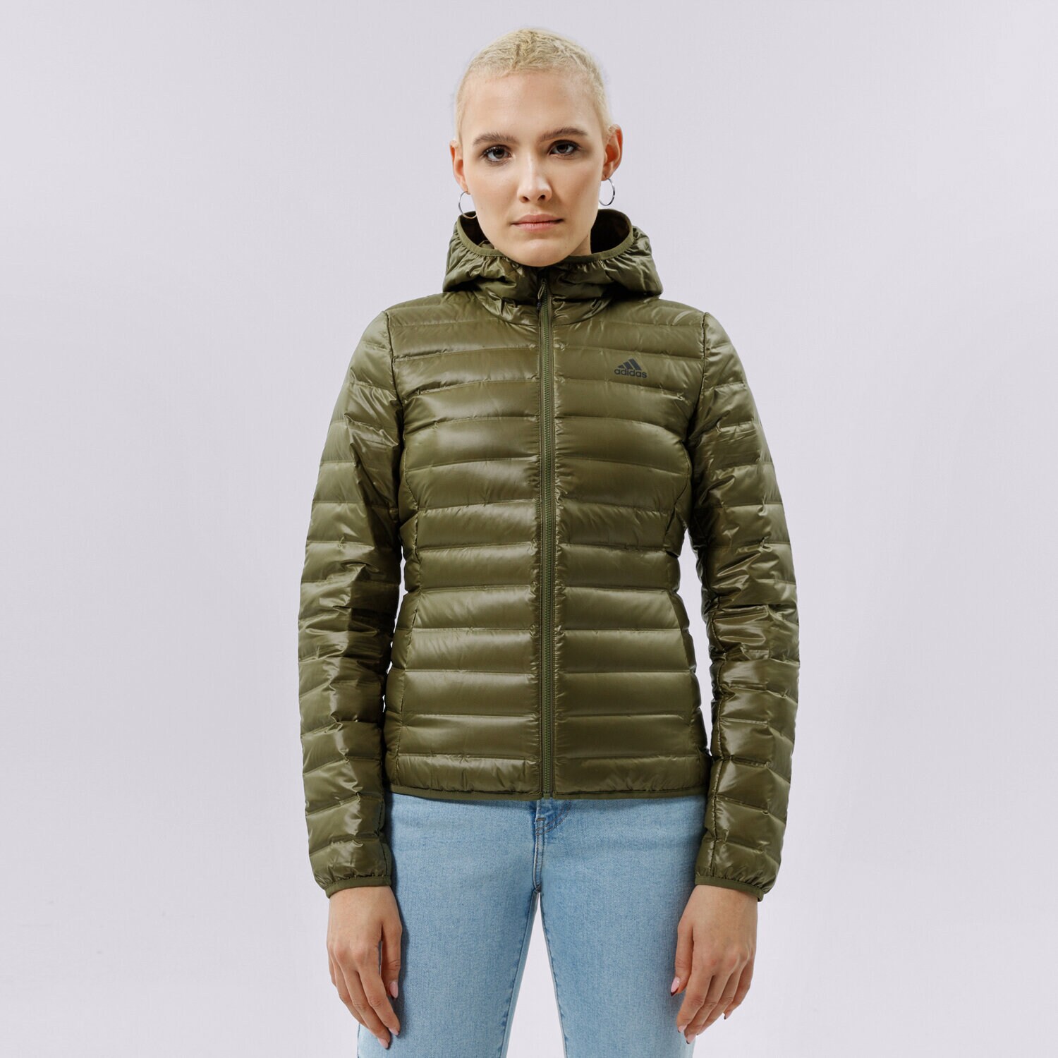 Kurtka zimowa damska ADIDAS KURTKA ZIMOWA W VARILITE HO J GT9227 KHAKI