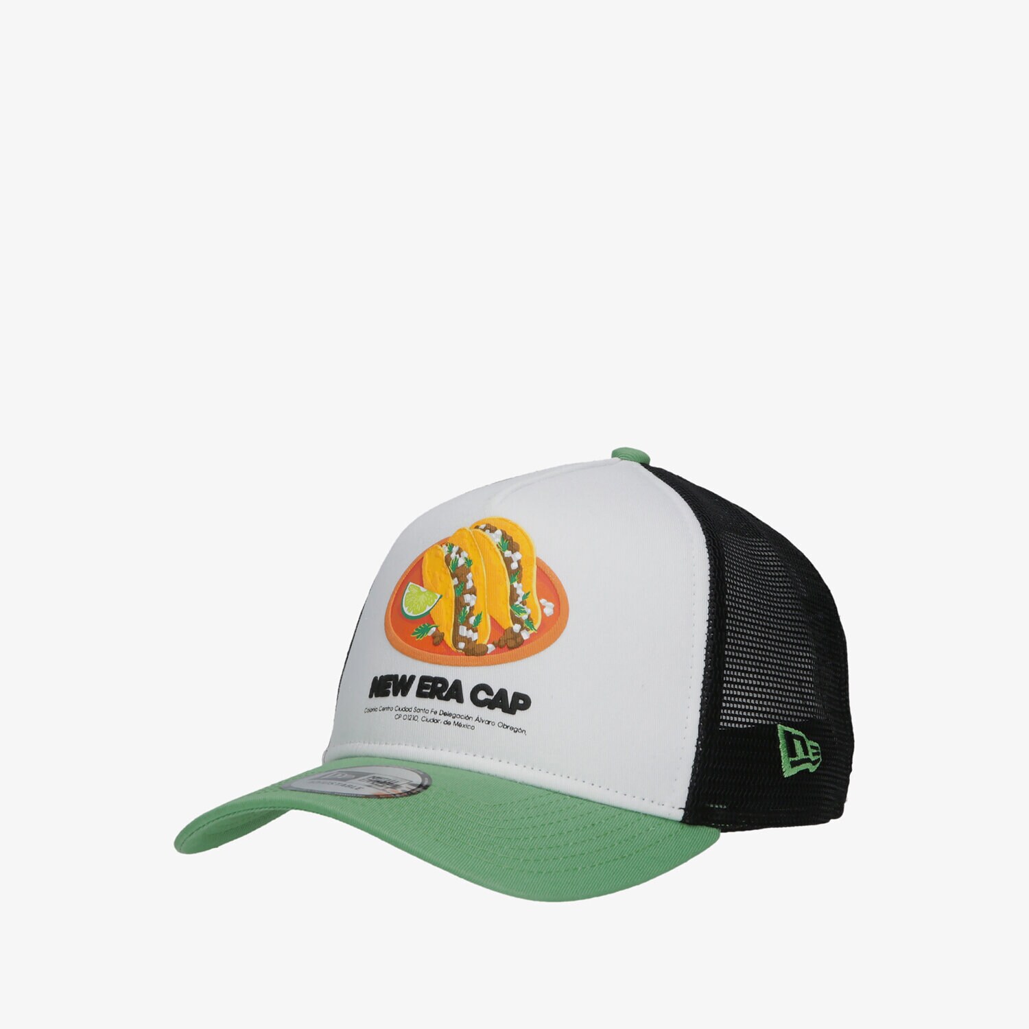 Czapka z daszkiem męska NEW ERA CZAPKA FOOD PACK TRUCKER GRN NEW ERA TRGWHI 60240633 ZIELONY