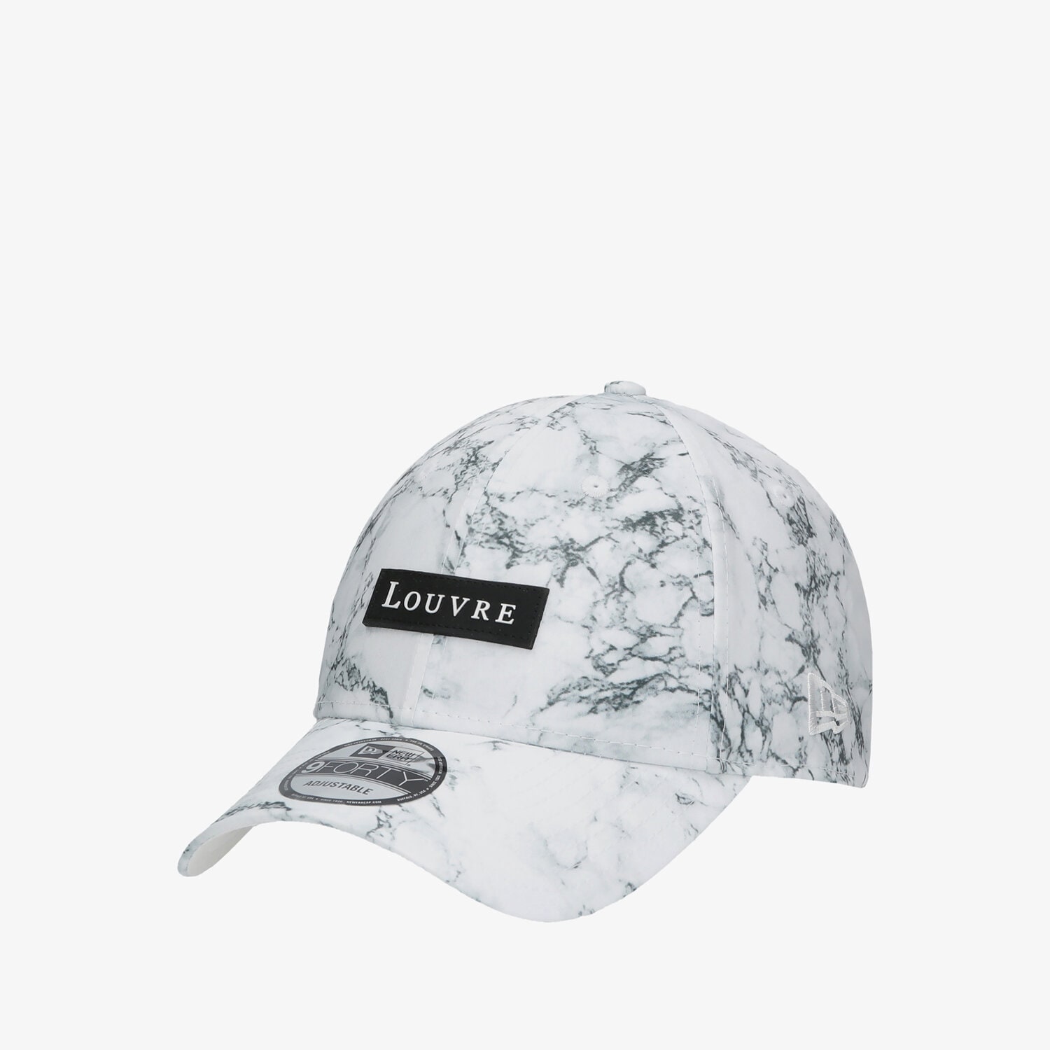 Czapka z daszkiem męska NEW ERA CZAPKA LOUVRE CLEAR MARBLE 940 LE LOUVRE WHI 13100348 BIAŁY