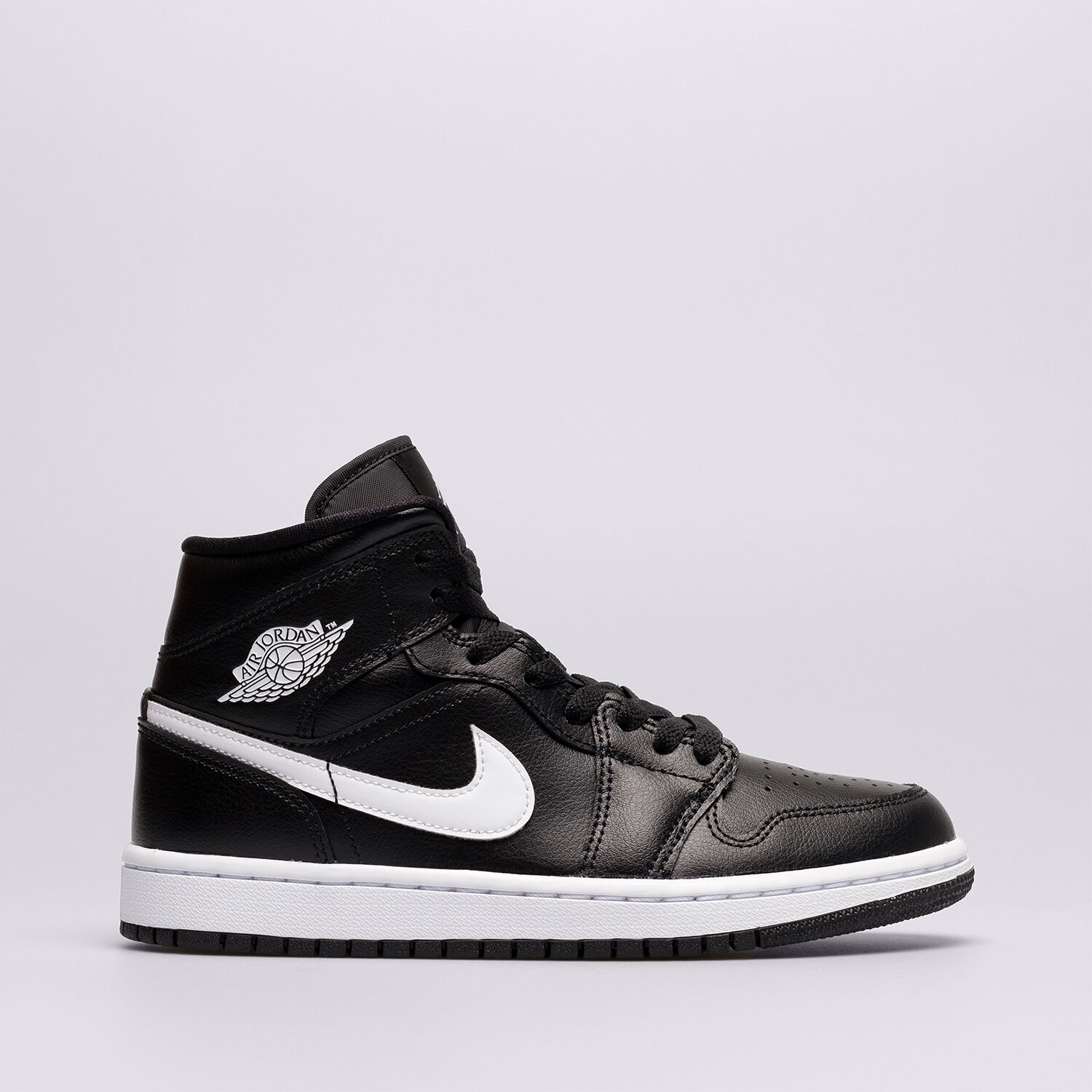 Buty sneakersy damskie WMNS AIR JORDAN 1 MID DV0991-001 CZARNY