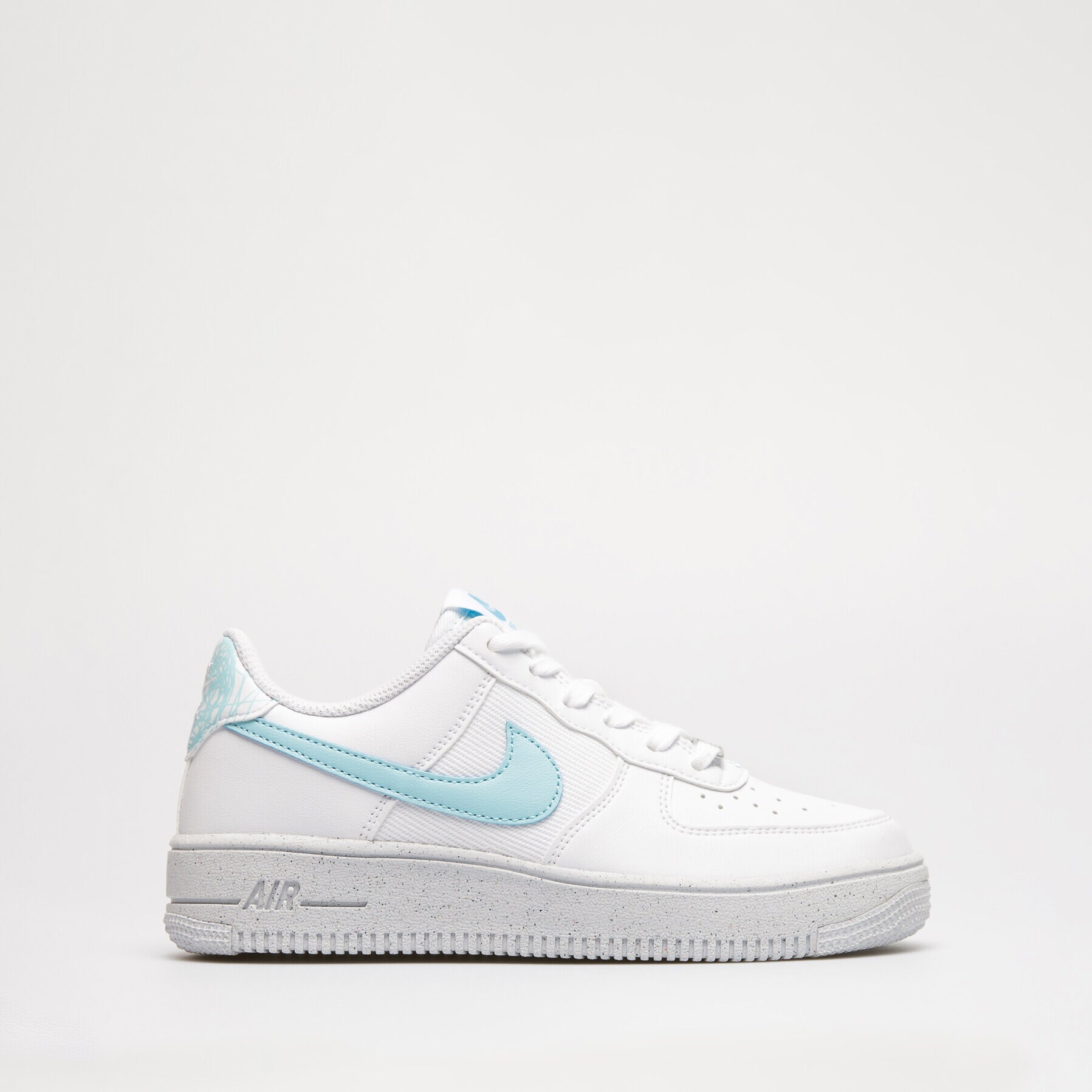 Buty sneakersy dla dzieci NIKE AIR FORCE 1 CRATER CLASSIC DM1086-100 BIAŁY