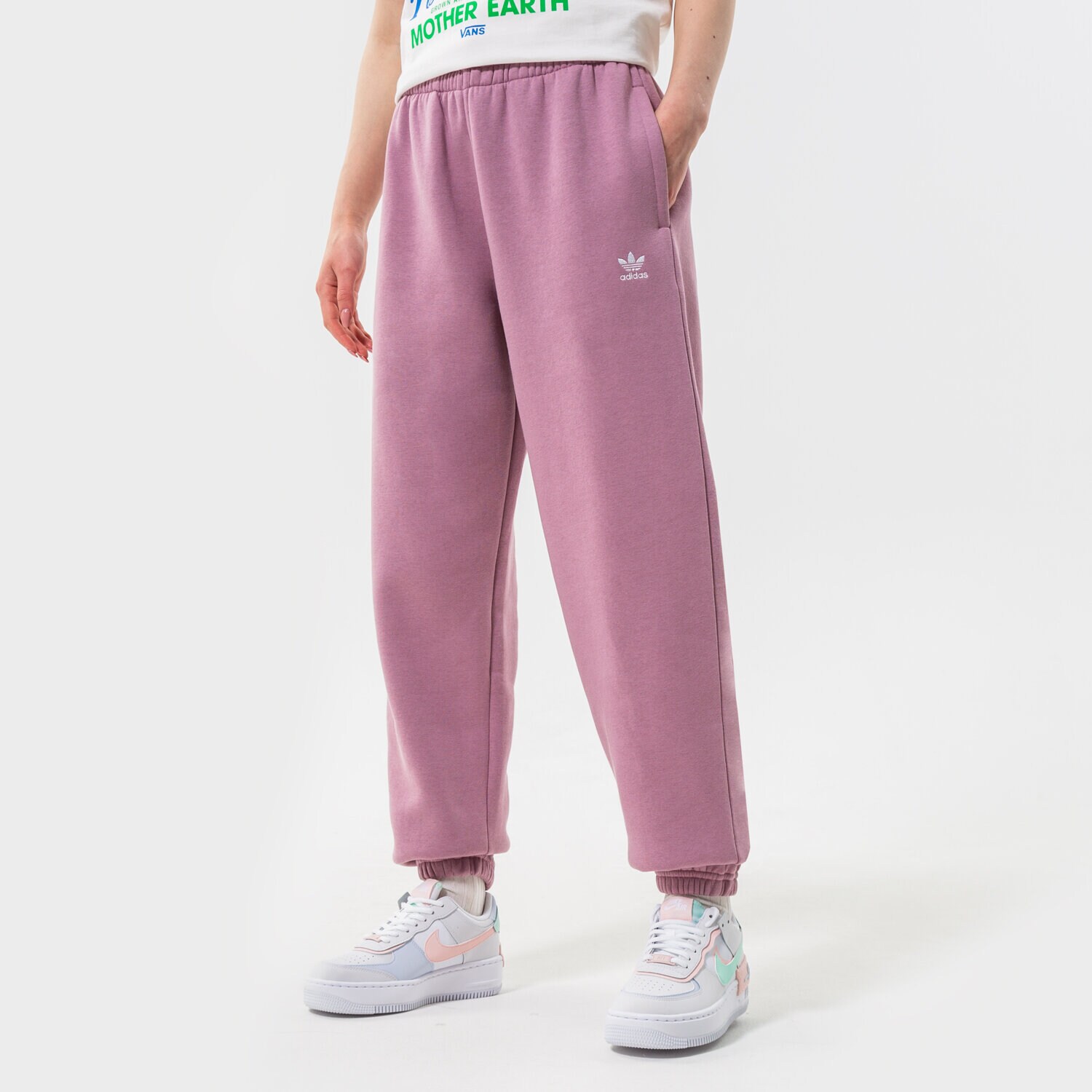 Spodnie sportowe damskie ADIDAS SPODNIE PANTS HF7515 RÓŻOWY