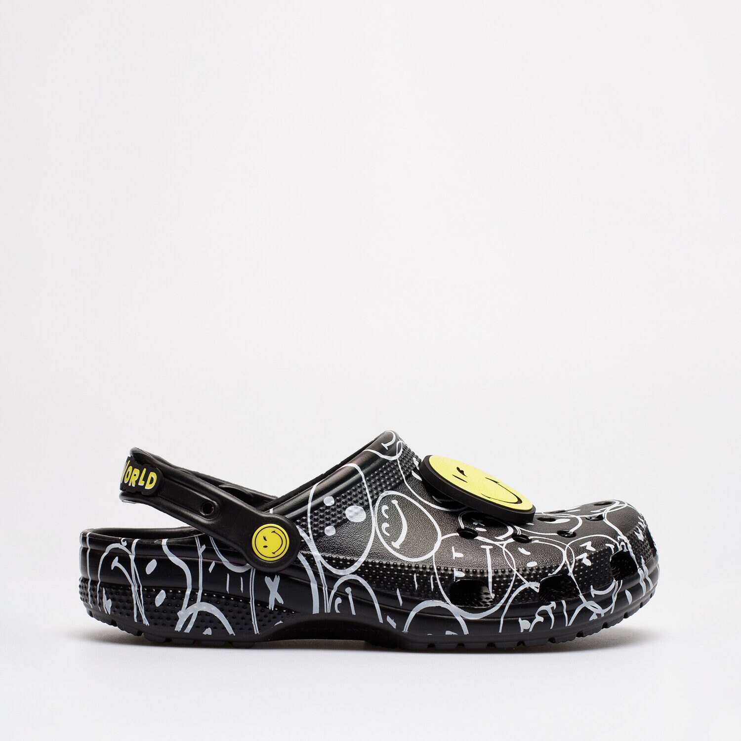 Klapki damskie CROCS SMILEY 207971-0C4 MULTICOLOR