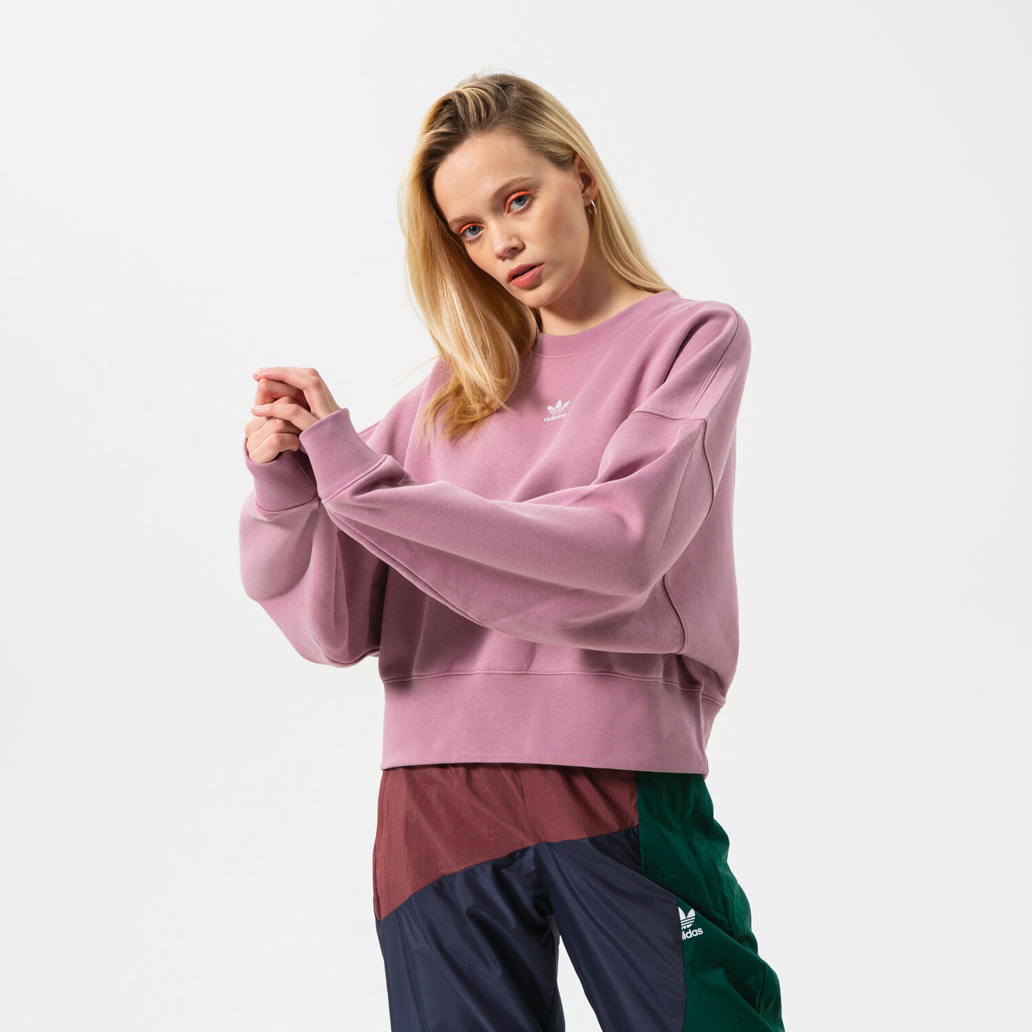 Bluza damska ADIDAS BLUZA SWEATSHIRT HF7480 RÓŻOWY