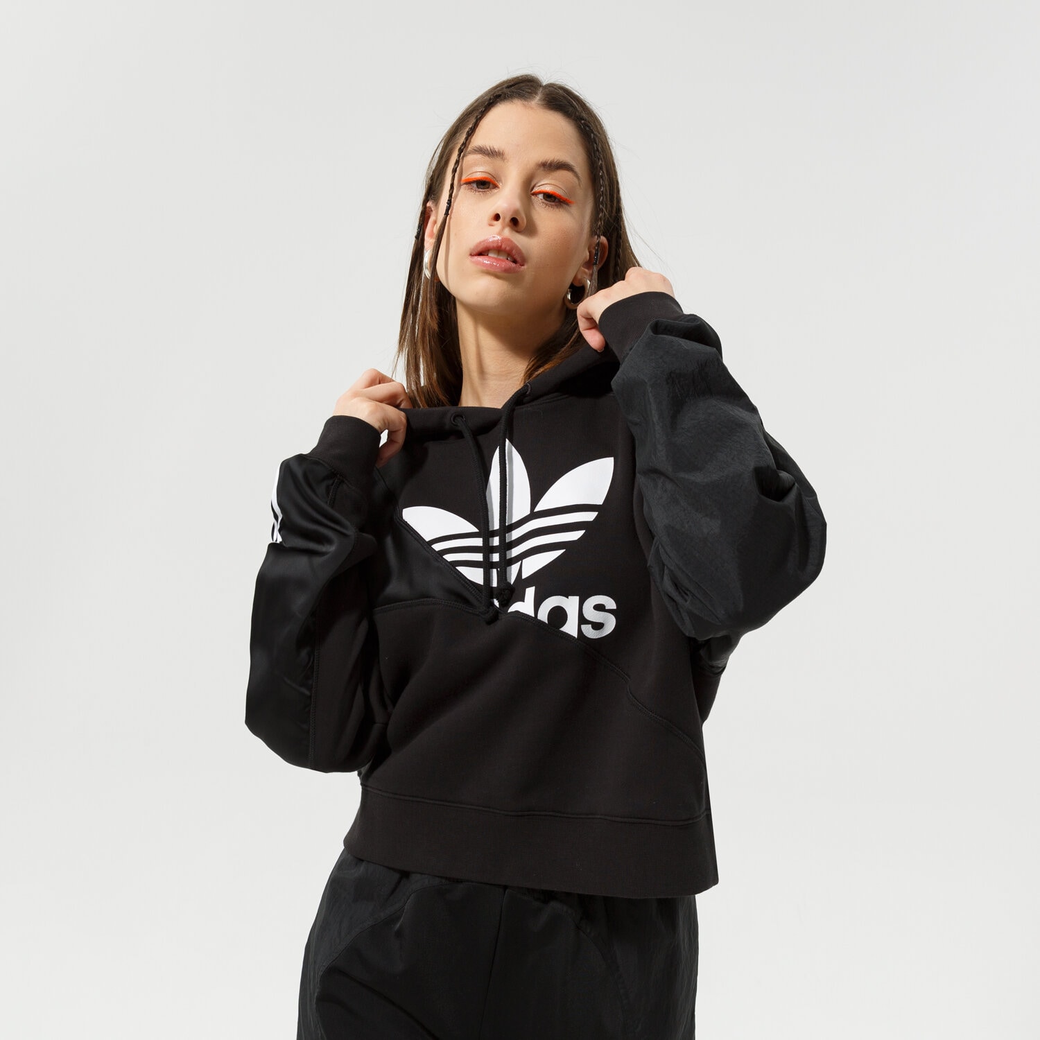 Bluza damska ADIDAS BLUZA Z KAPTUREM HOODIE HC7050 CZARNY
