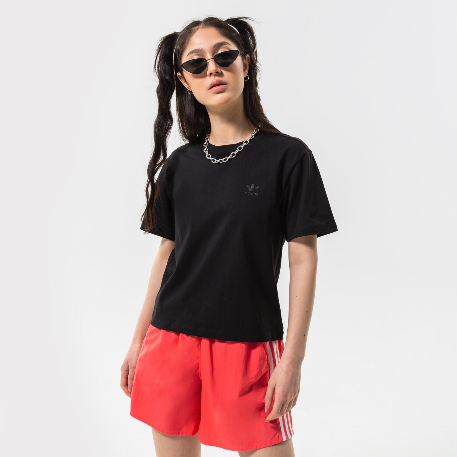 Koszulka, t-shirt damski ADIDAS T-SHIRT TEE HE6892 CZARNY