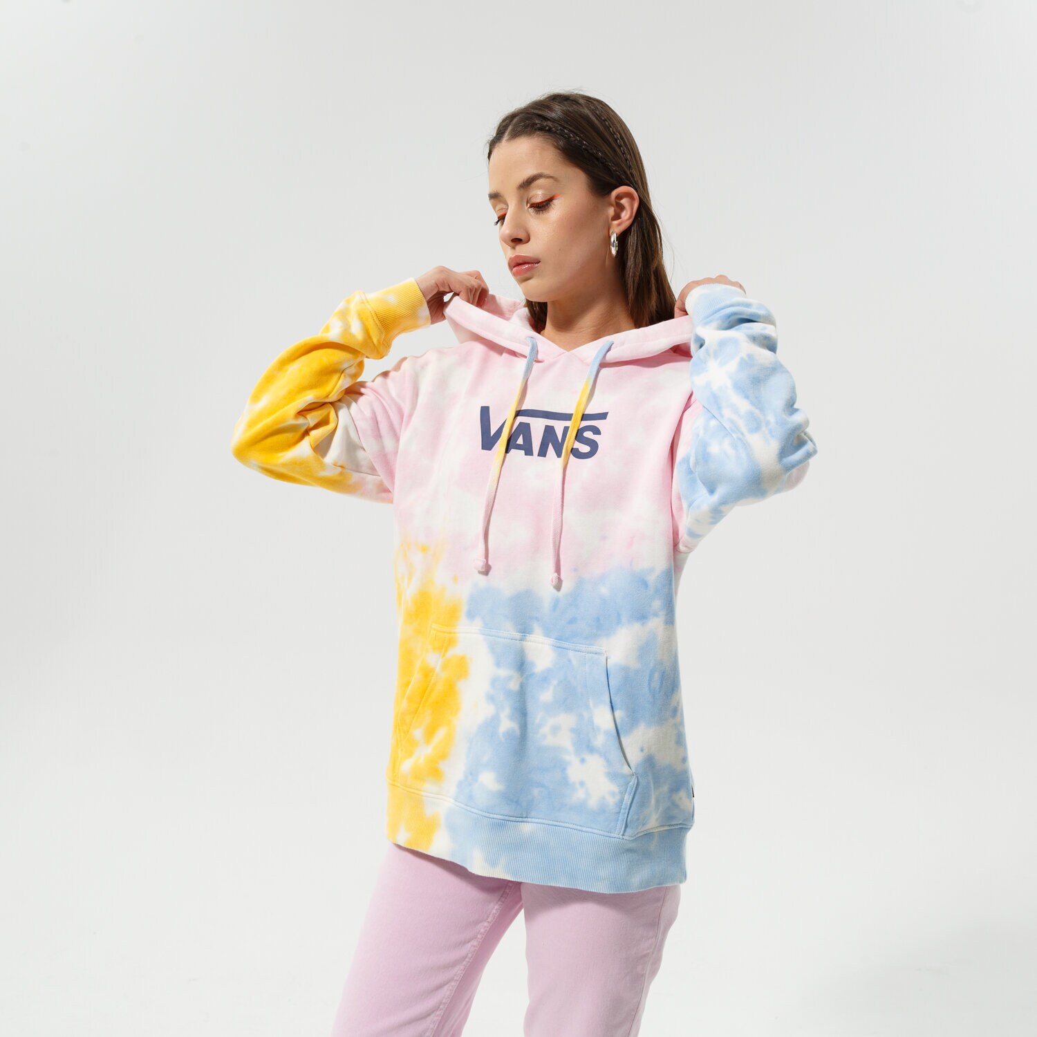 Bluza damska VANS BLUZA Z KAPTUREM TRI-DYE BFF HOODIE VN0A5LO4V1C1 MULTICOLOR
