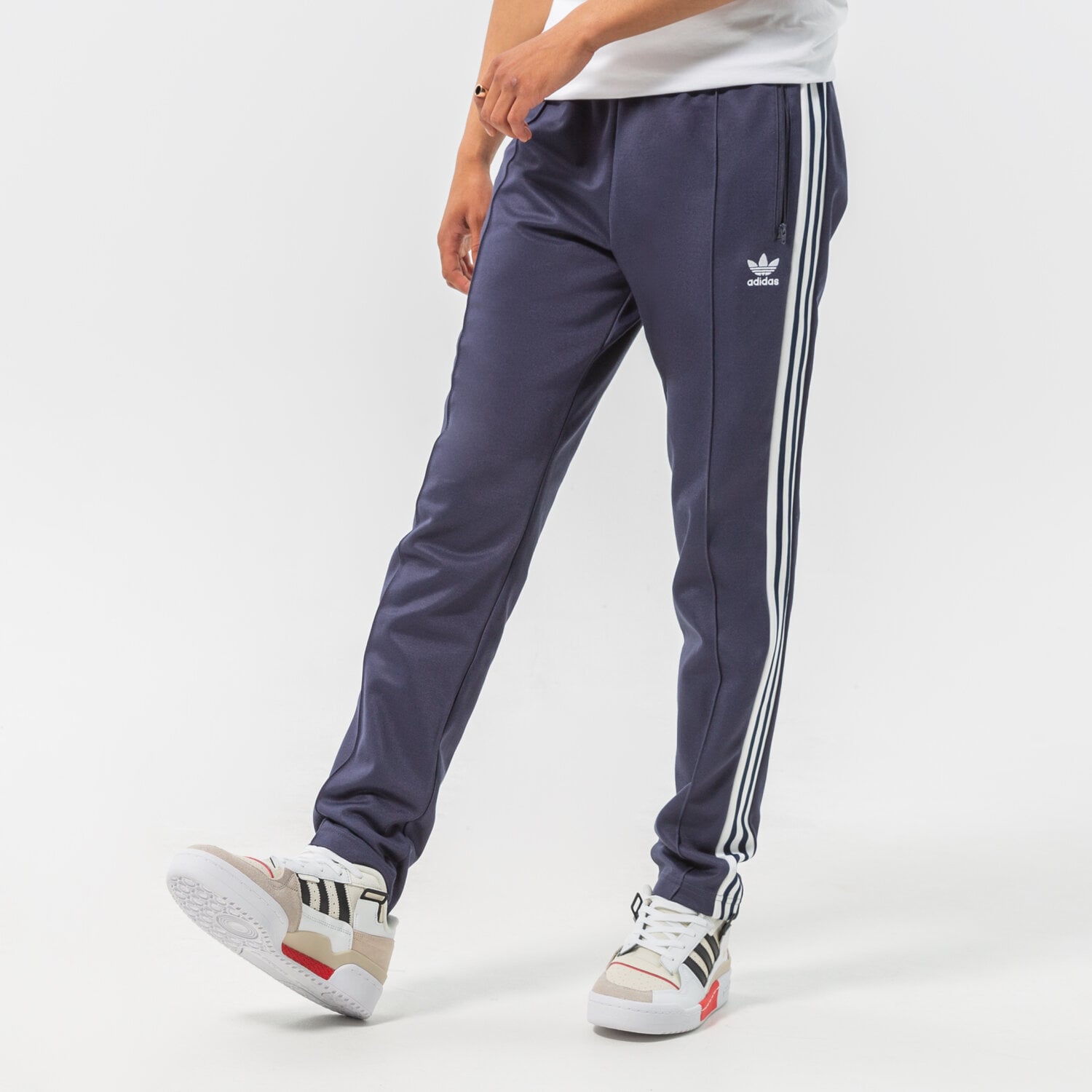 Spodnie sportowe męskie ADIDAS SPODNIE BECKENBAUER TP HB9439 CZARNY