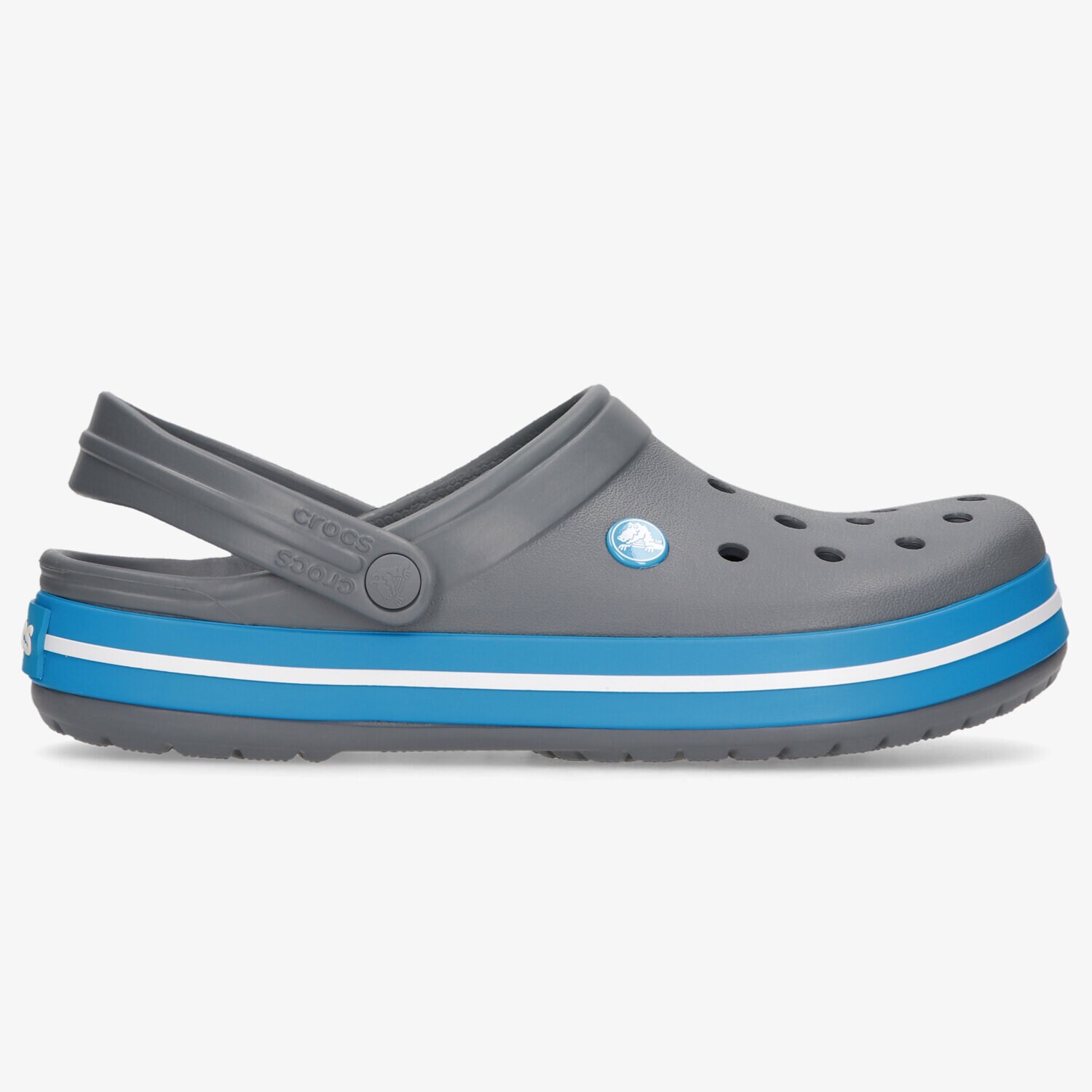 Klapki męskie CROCS CROCBAND 11016-07W SZARY