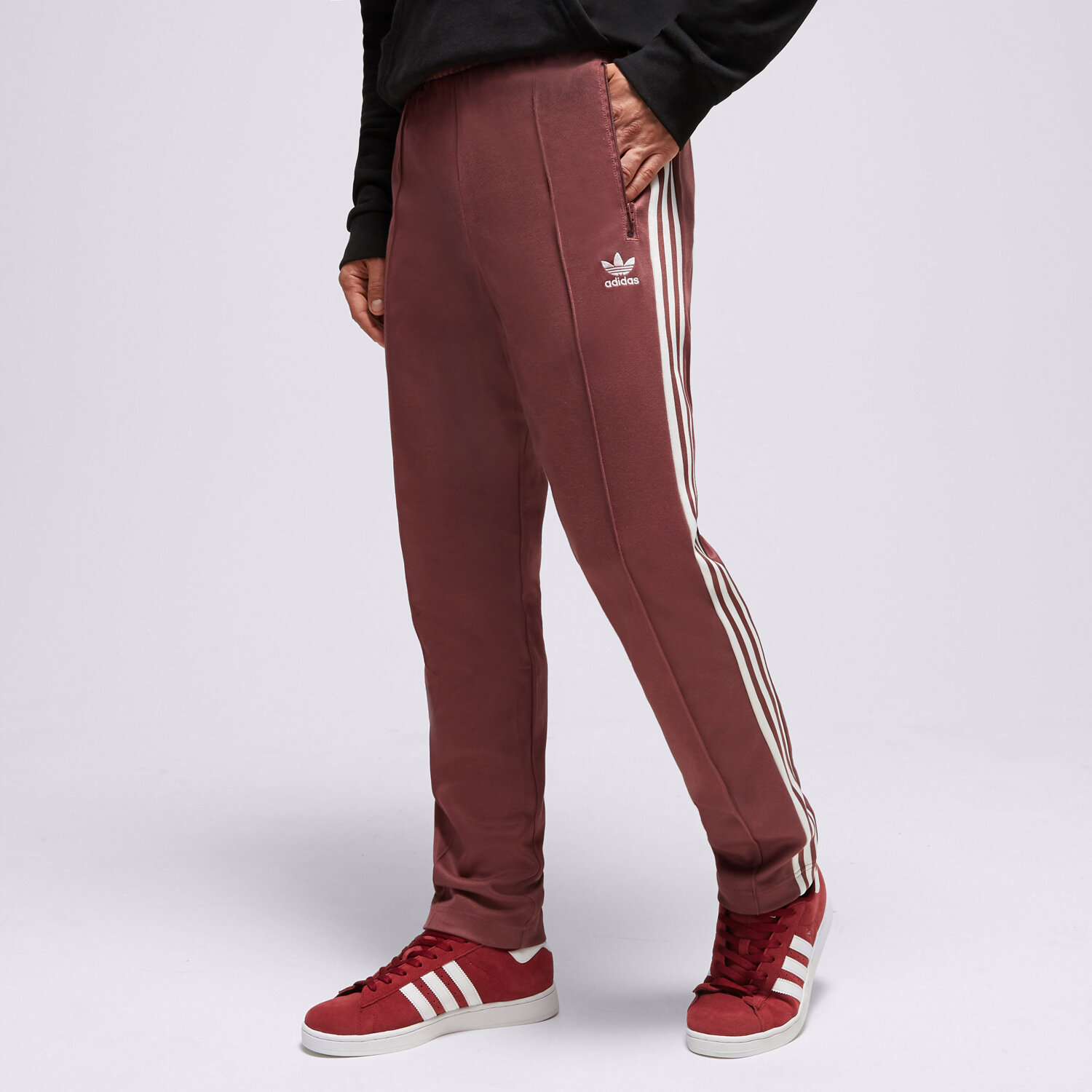 Spodnie sportowe męskie ADIDAS SPODNIE HB9440 HB9440 BRĄZOWY