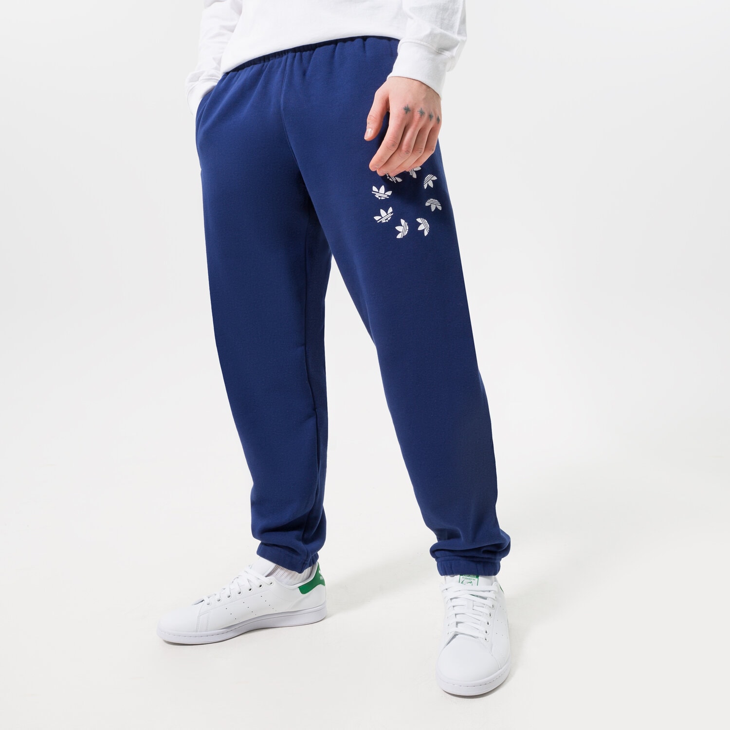 Spodnie sportowe męskie ADIDAS SPODNIE H37727 H37727 GRANATOWY