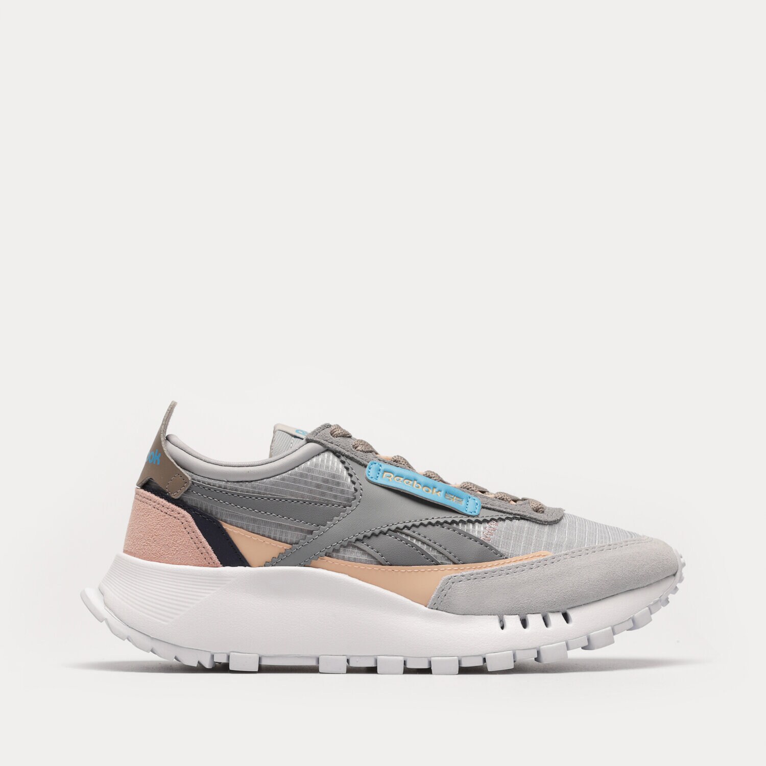Buty sneakersy damskie REEBOK CL LEGACY FY7442 SZARY