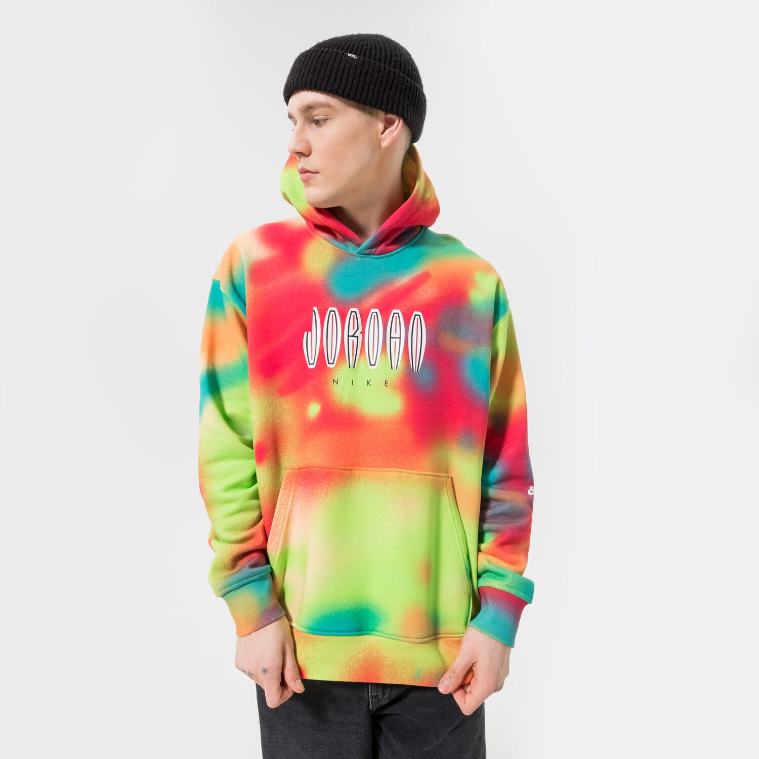 Bluza męska JORDAN BLUZA Z KAPTUREM M J FLT MVP AOP FLC PO DV4587252 MULTICOLOR