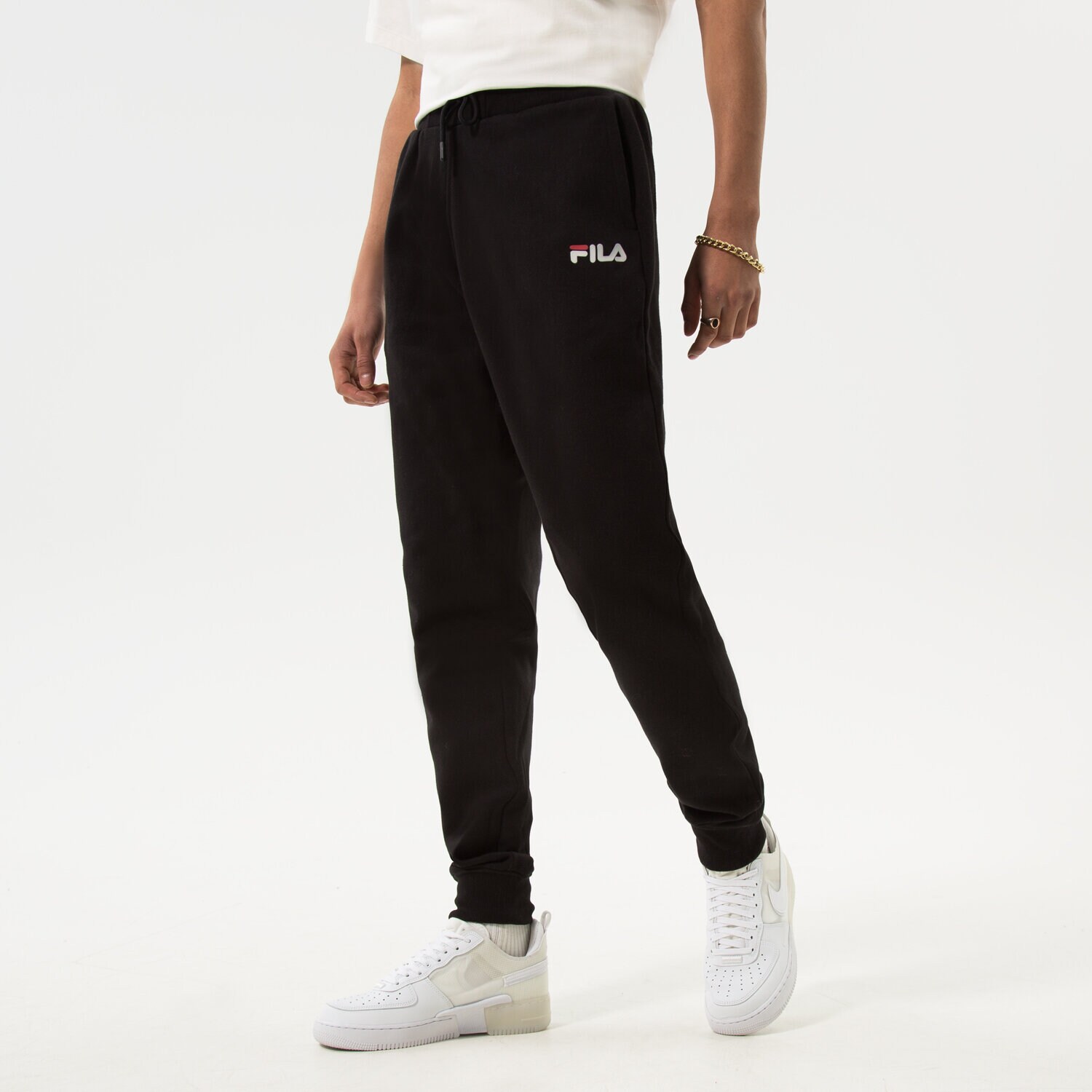 Spodnie sportowe męskie FILA SPODNIE RUBIN FW19SPM021000 CZARNY