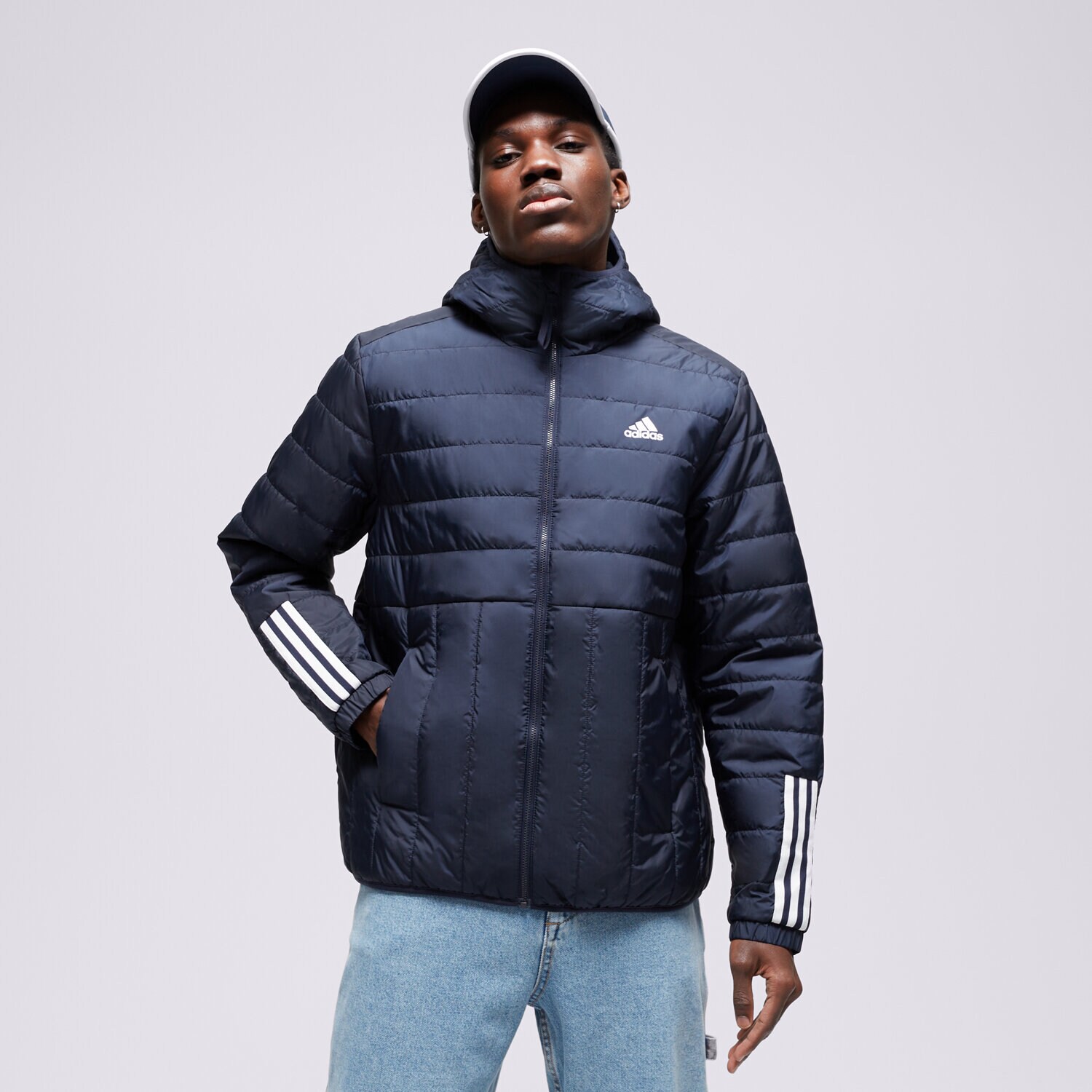 Kurtka zimowa męska ADIDAS KURTKA ZIMOWA ITAVIC L HO JKT GT1682 GRANATOWY