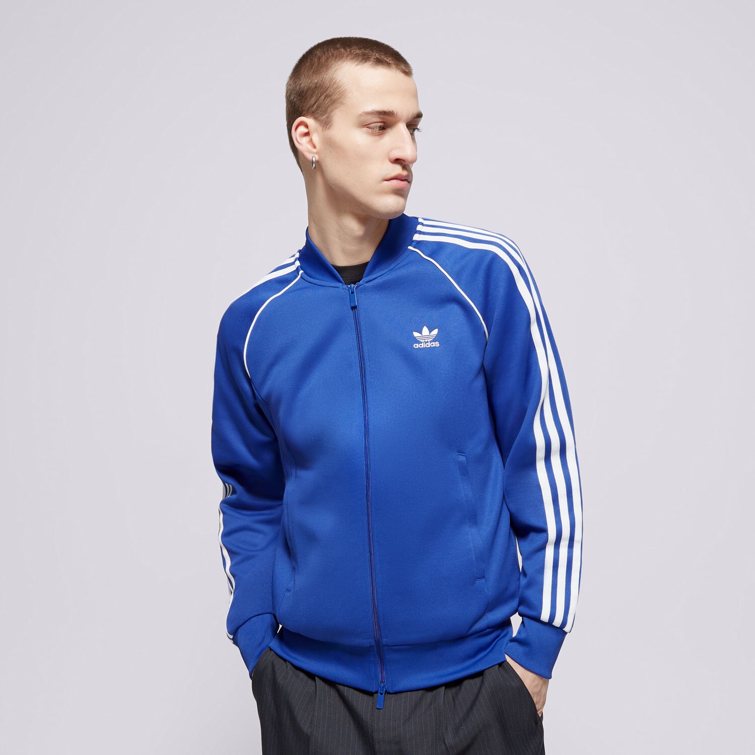 Bluza męska ADIDAS BLUZA SST TT IY9850 NIEBIESKI