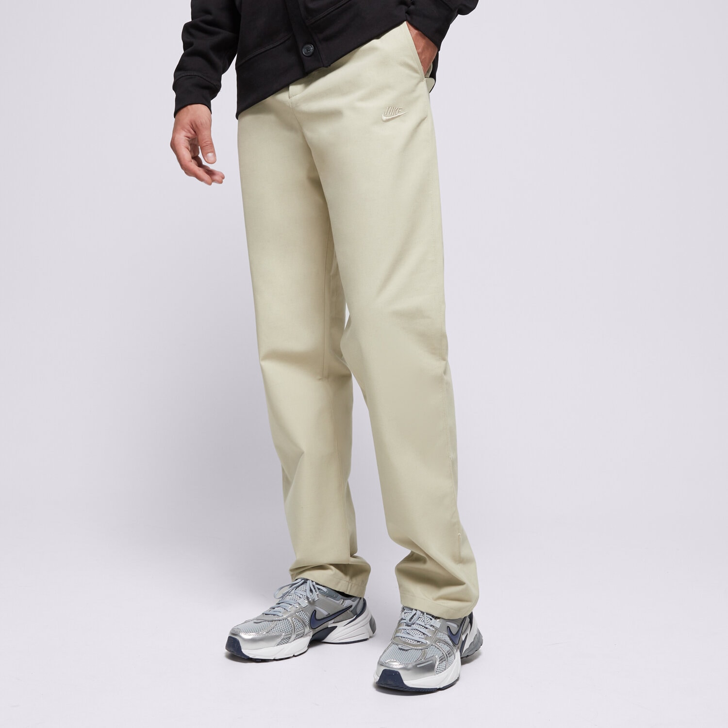 Spodnie sportowe męskie NIKE SPODNIE NIKE CLUB FZ5770-251 BEŻOWY