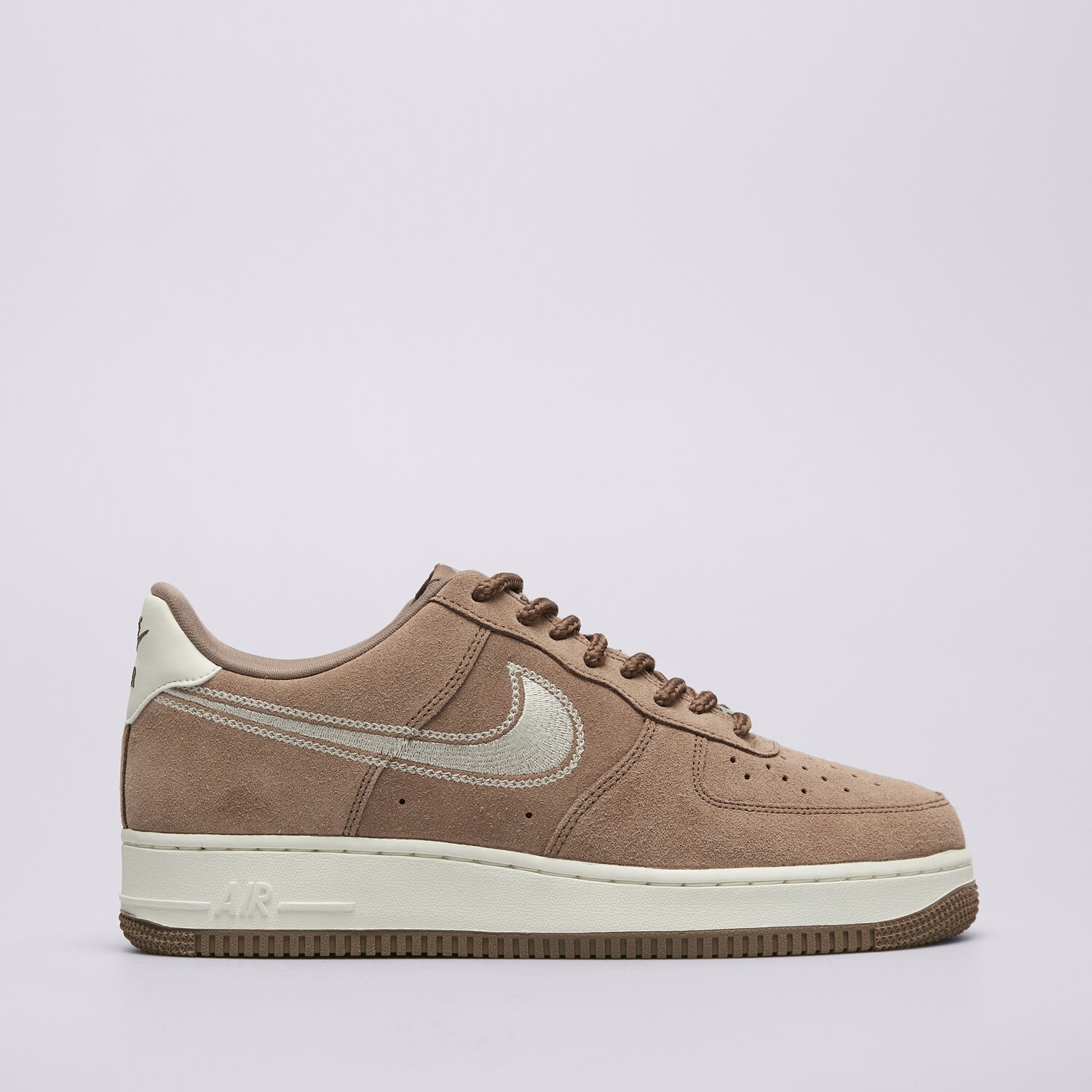 Buty sneakersy męskie NIKE AIR FORCE 1 '07 LV8 HJ4465-200 BRĄZOWY