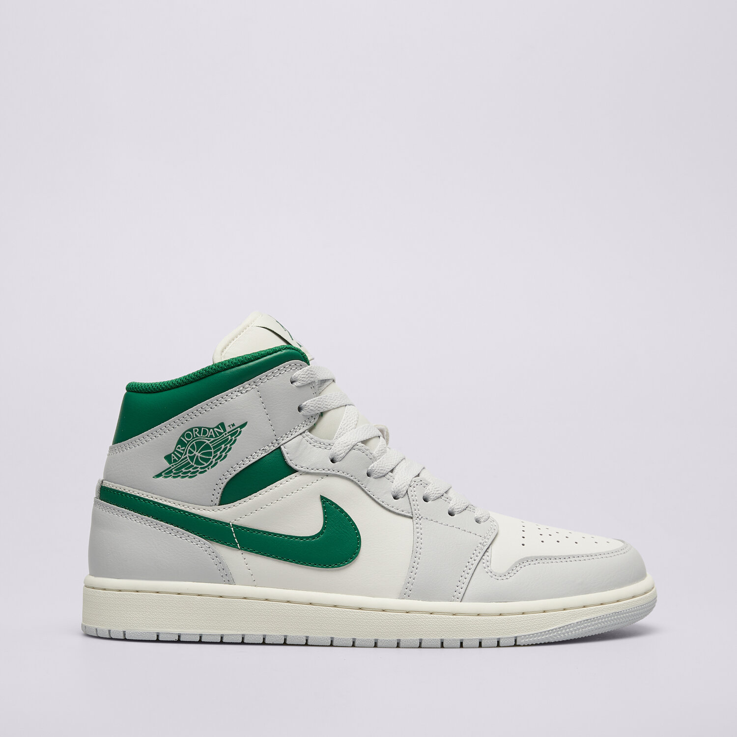 Buty sneakersy męskie AIR JORDAN 1 MID DQ8426-142 SZARY