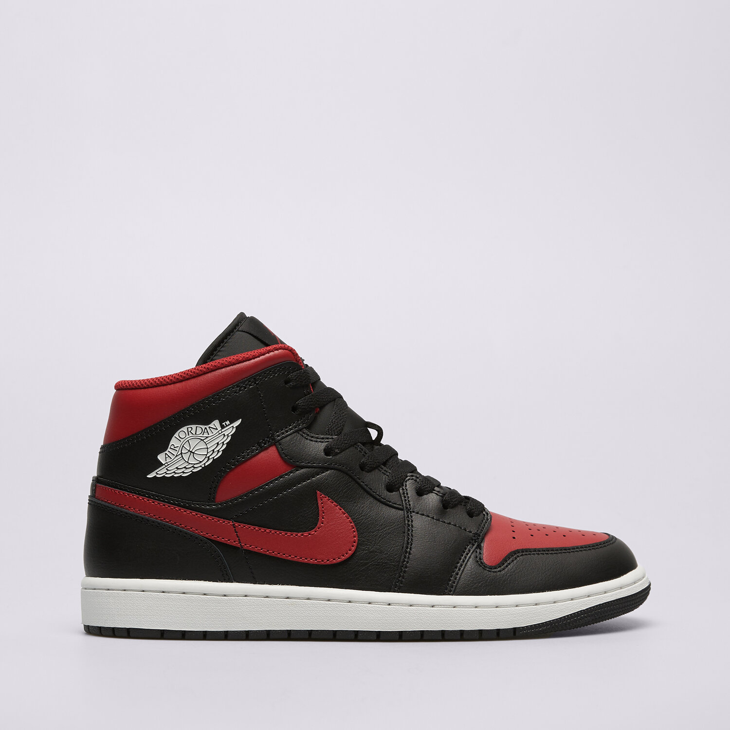 Buty sneakersy męskie AIR JORDAN 1 MID DQ8426-067 CZARNY