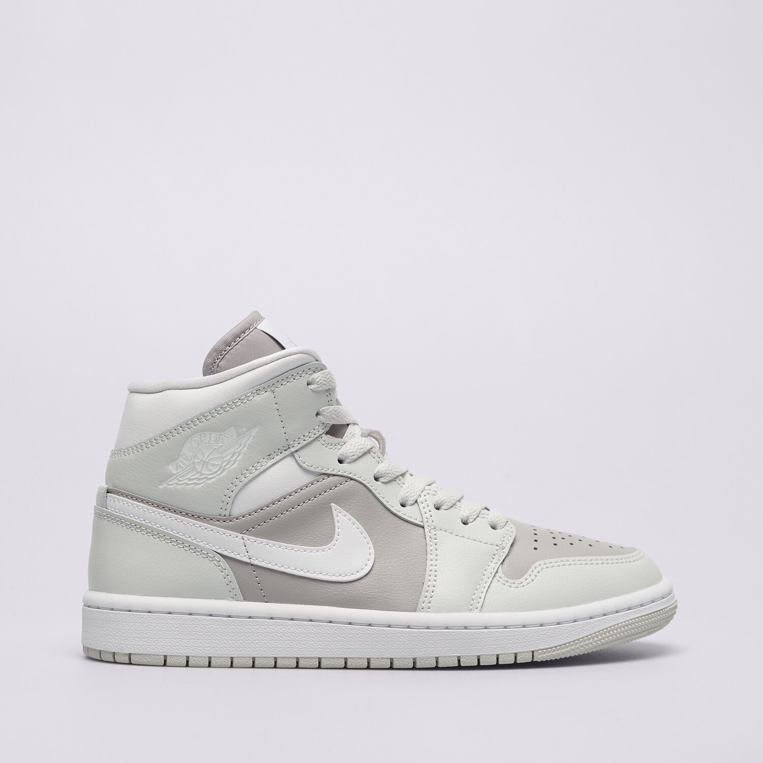 Buty sneakersy damskie JORDAN AIR 1 MID BQ6472-008 SZARY