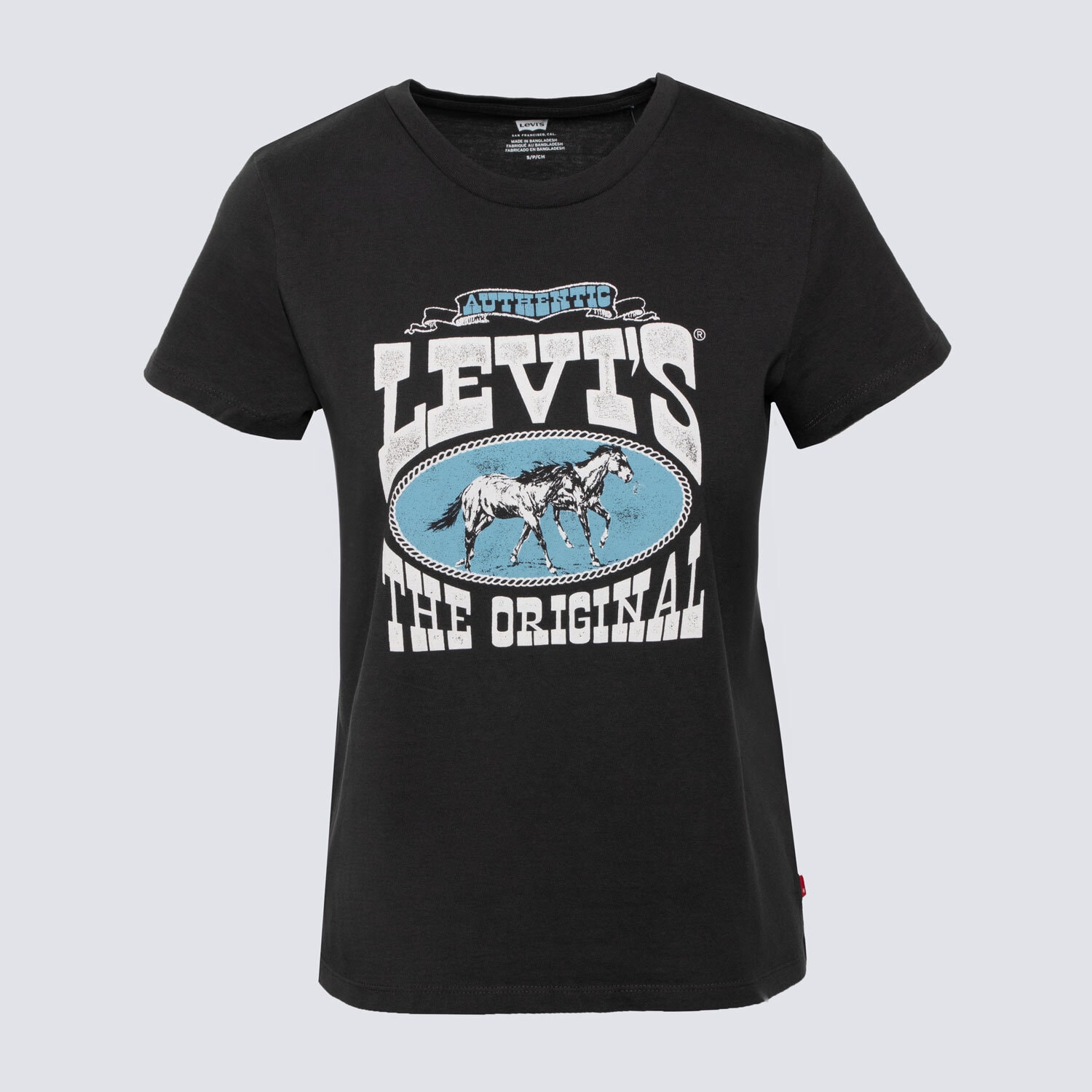 Koszulka, t-shirt damski LEVI'S T-SHIRT THE PERFECT TEE 17369-3023 CZARNY