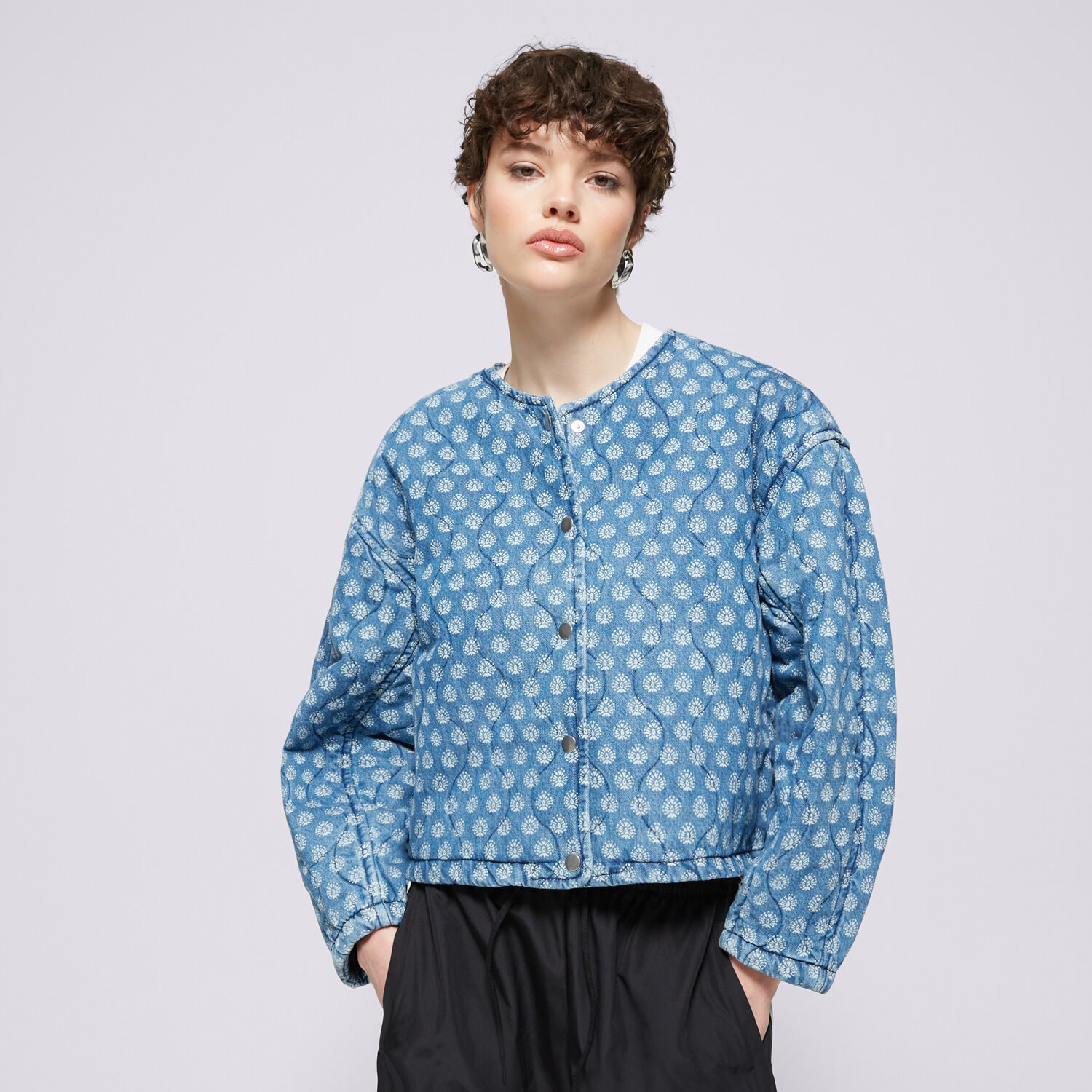 Kurtka wiosenna / jesienna damska LEVI'S KURTKA RUMER QUILTED LINER SHRT 001FR-0004 NIEBIESKI