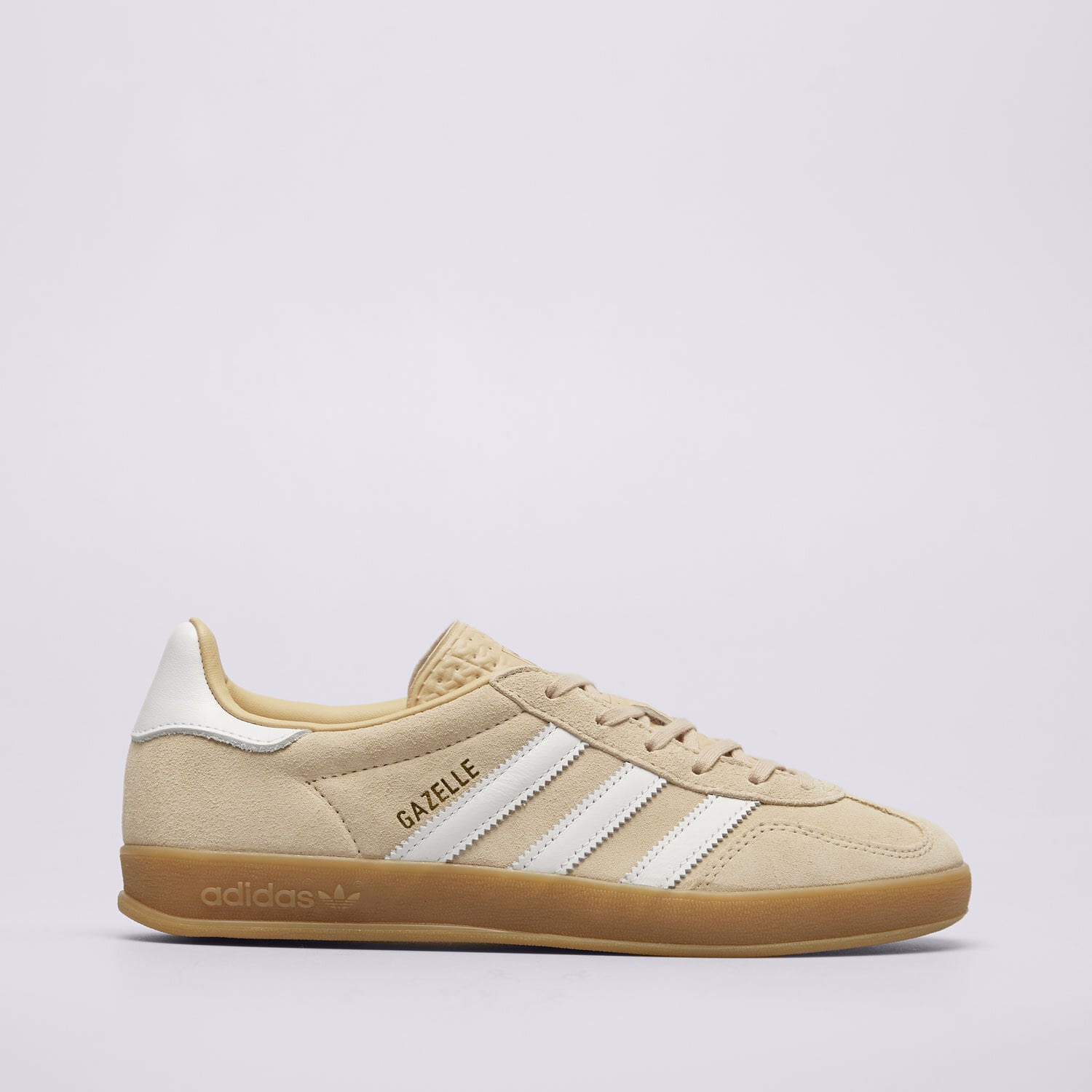 Buty sneakersy damskie ADIDAS GAZELLE INDOOR W IH5482 BEŻOWY