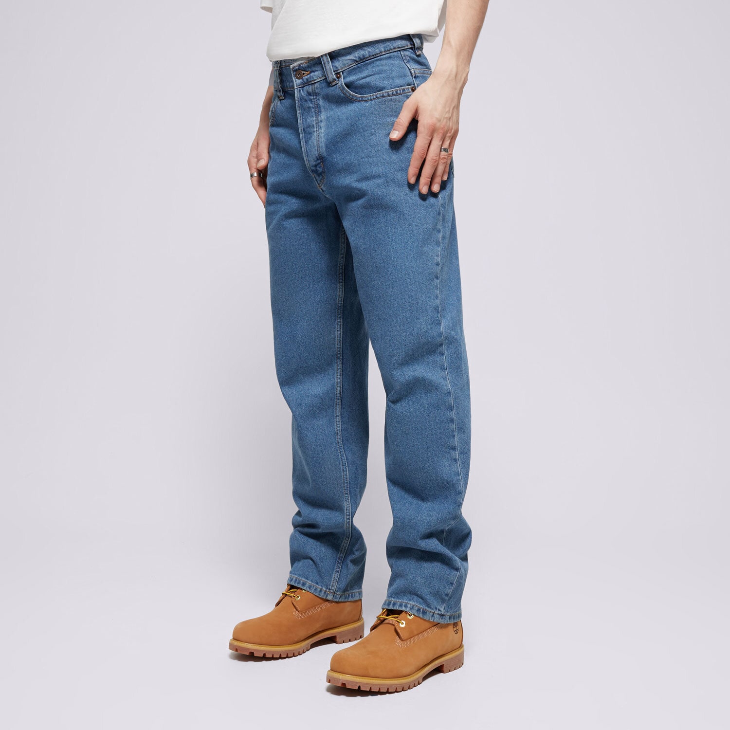 Spodnie sportowe męskie DICKIES SPODNIE THOMASVILLE DENIM PANT DK0A4XYKCLB1 NIEBIESKI