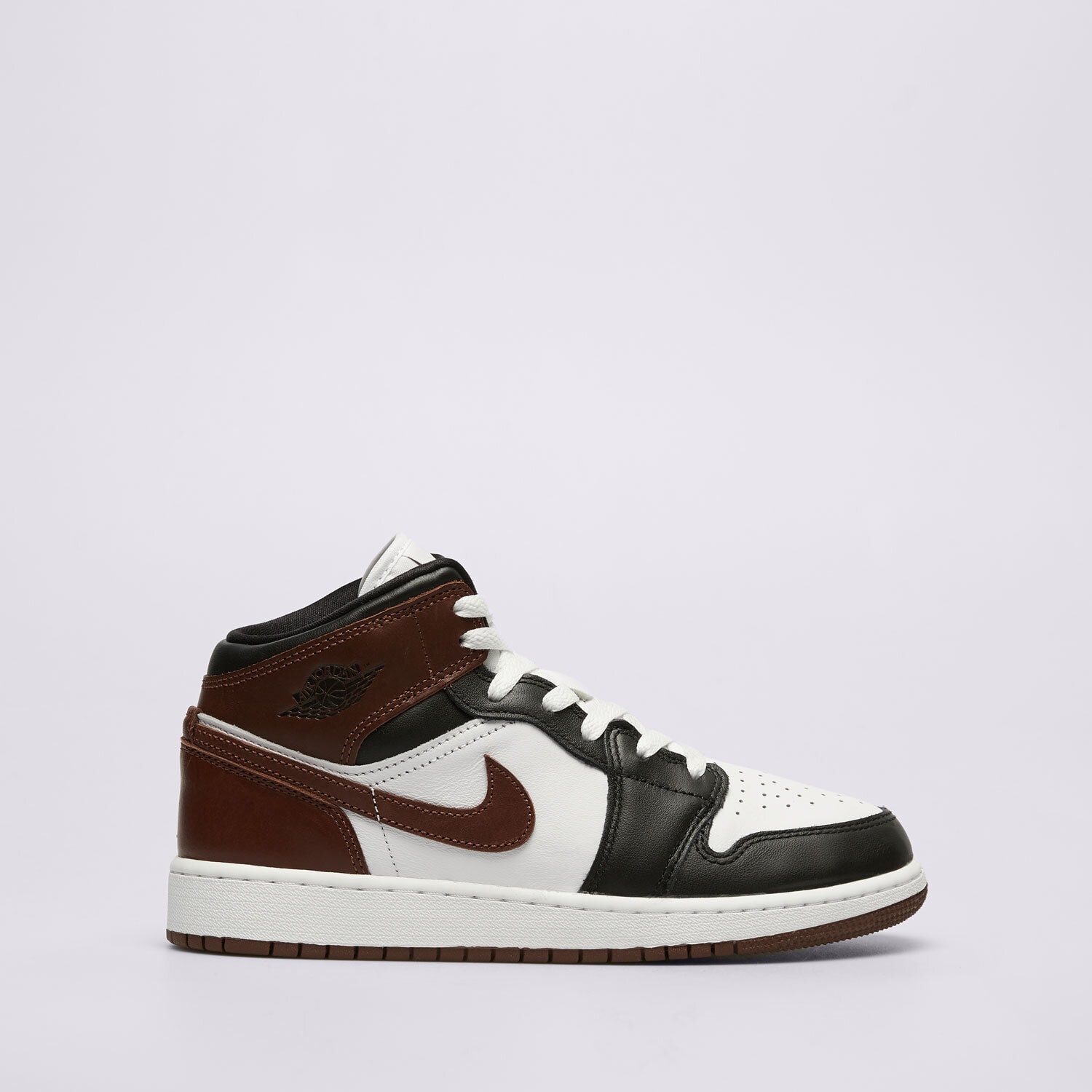 Buty sneakersy dla dzieci JORDAN AIR JORDAN 1 MID SE HF3193-102 BRĄZOWY