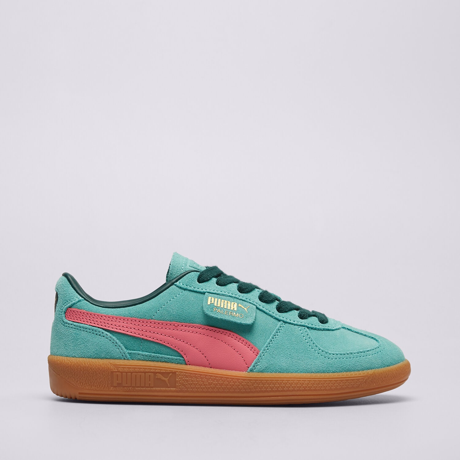 Buty sneakersy damskie PUMA PALERMO 39646352 turkusowy