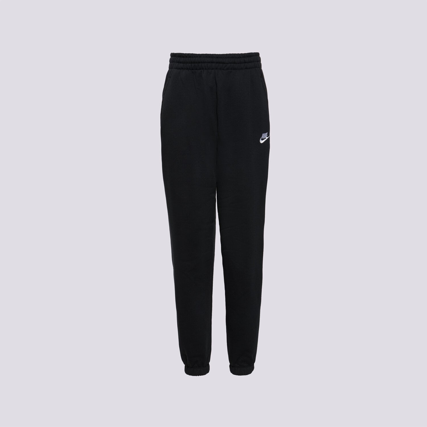 Sportowe spodnie dziecięce NIKE SPODNIE G NSW CLUB FLC LOOSE PANT LBR GIRL FD2933-010 CZARNY