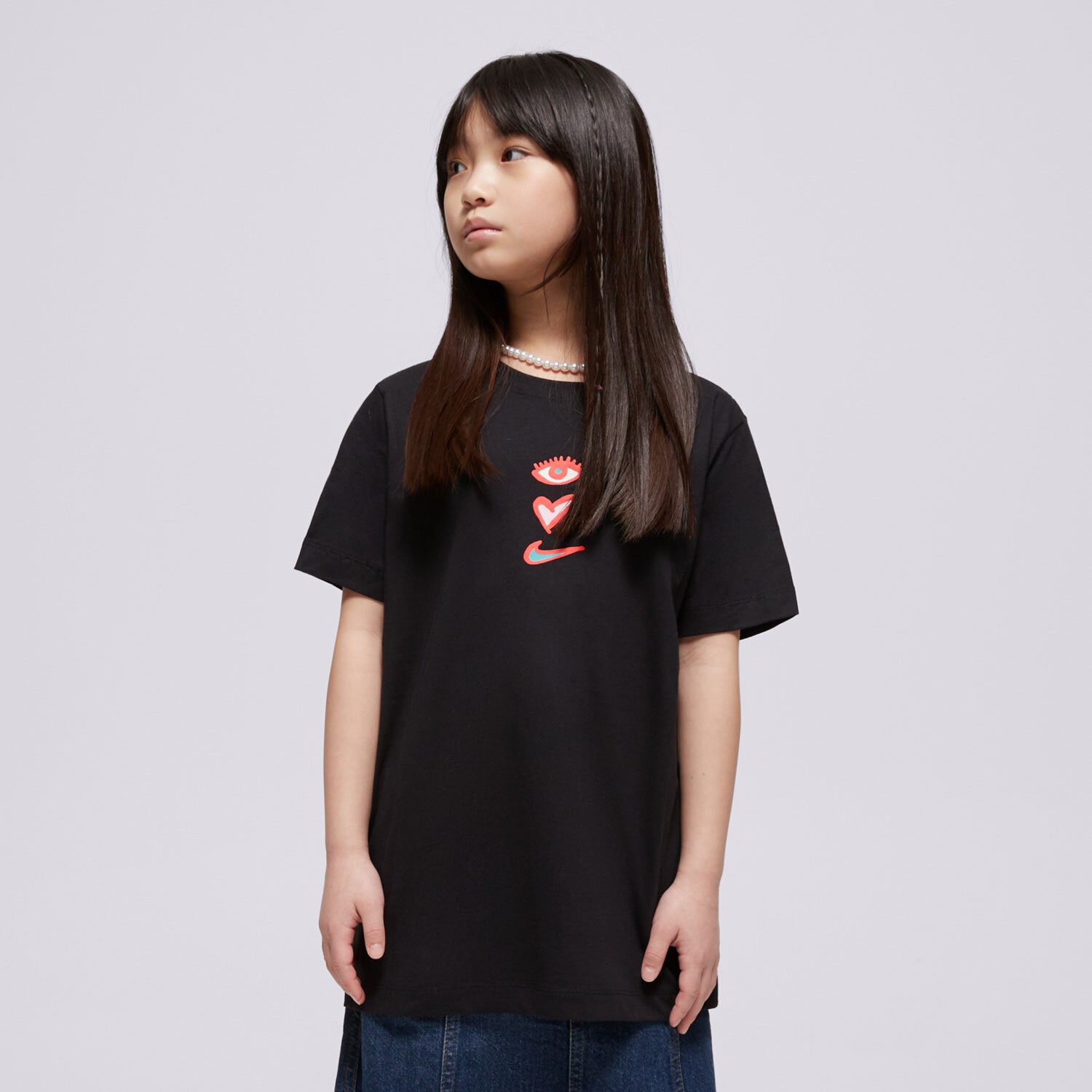 Koszulka, t-shirt dla dzieci NIKE T-SHIRT K NSW TEE BE MINE BOY HM5859-010 CZARNY
