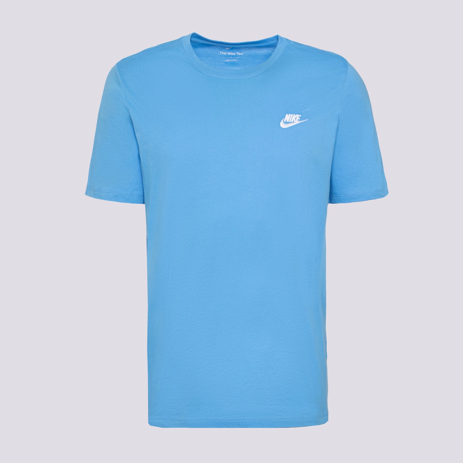 Koszulka, t-shirt sportowy męski NIKE T-SHIRT NIKE SPORTSWEAR CLUB AR4997-412 NIEBIESKI