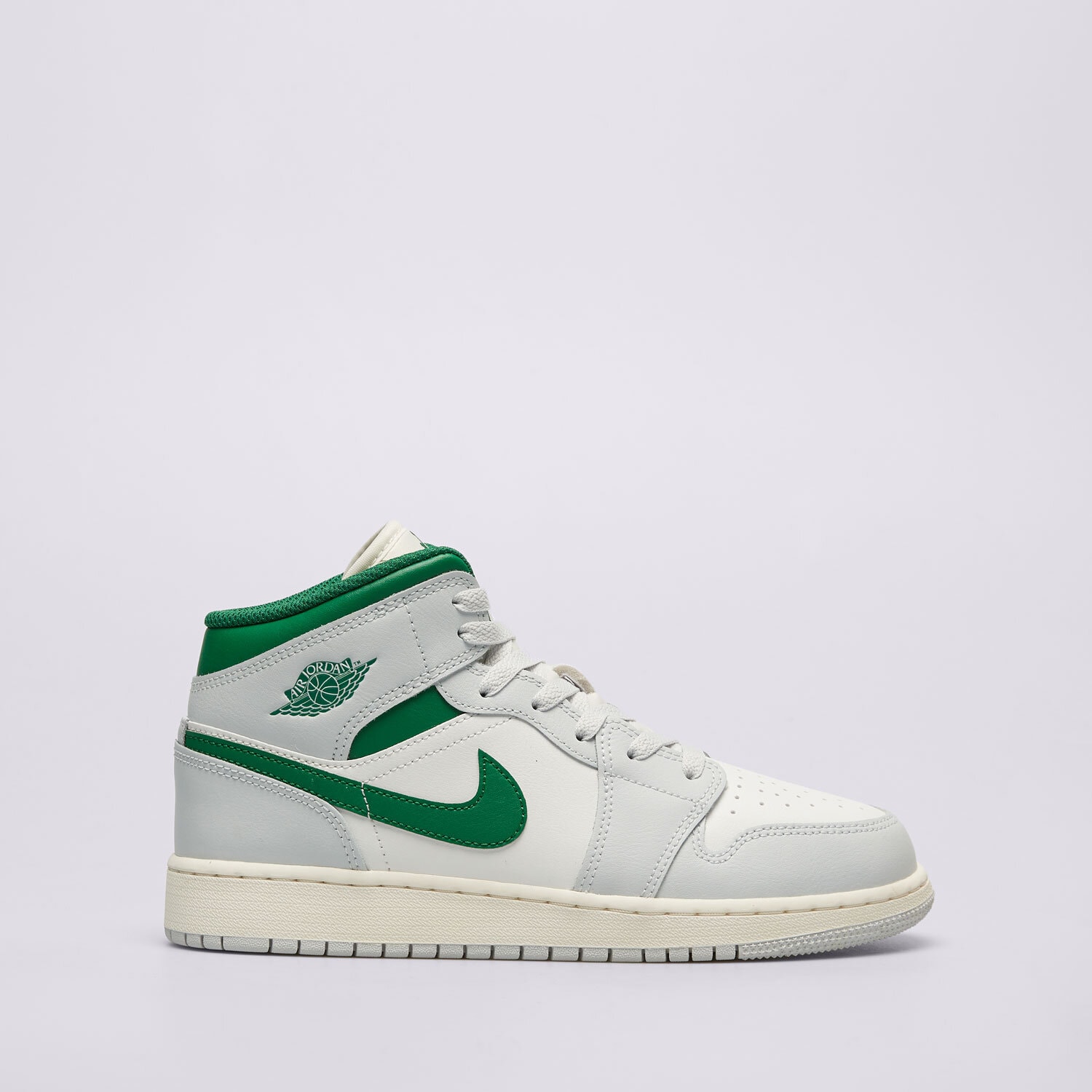 Buty sneakersy dla dzieci JORDAN AIR JORDAN 1 MID  DQ8423-142 SZARY