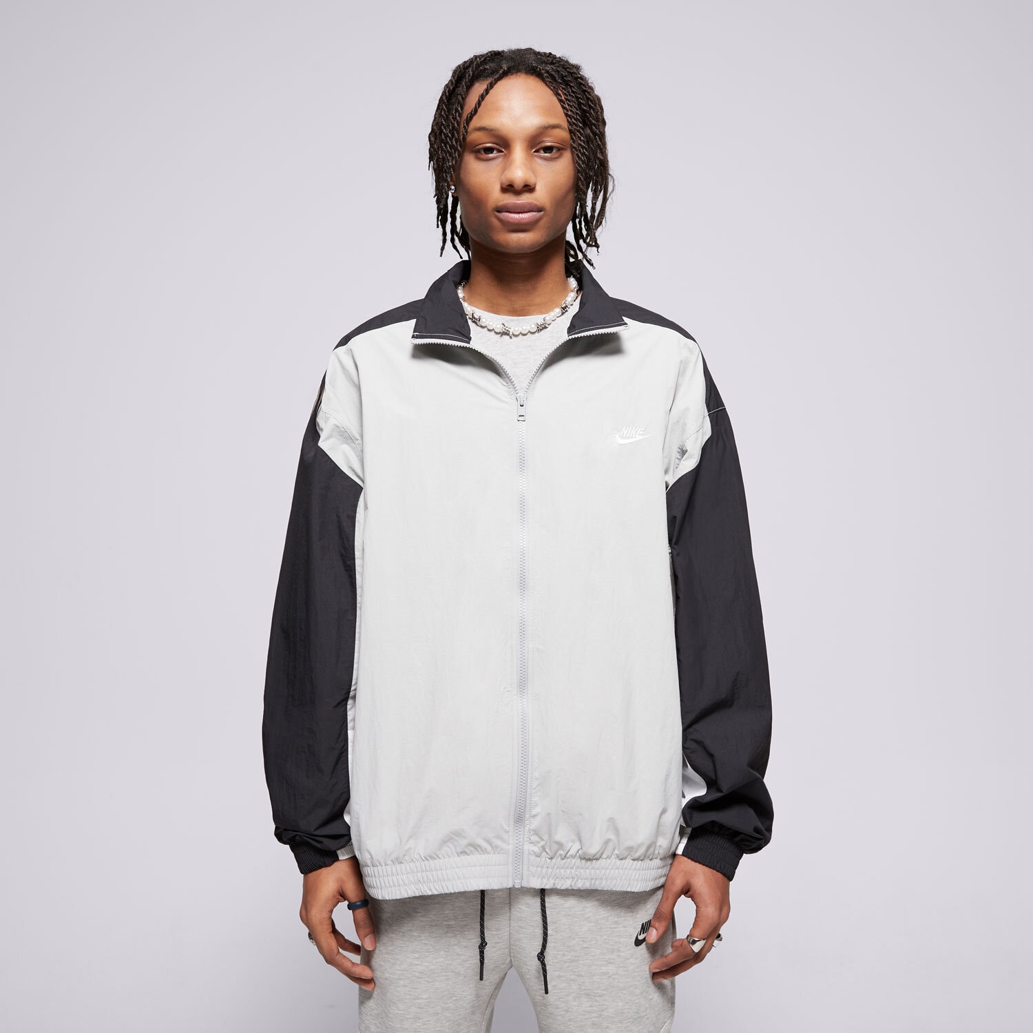 Kurtka wiosenna / jesienna męska NIKE KURTKA ORTALION M NK CLUB WVN TRK JKT OS HQ6109-077 MULTICOLOR