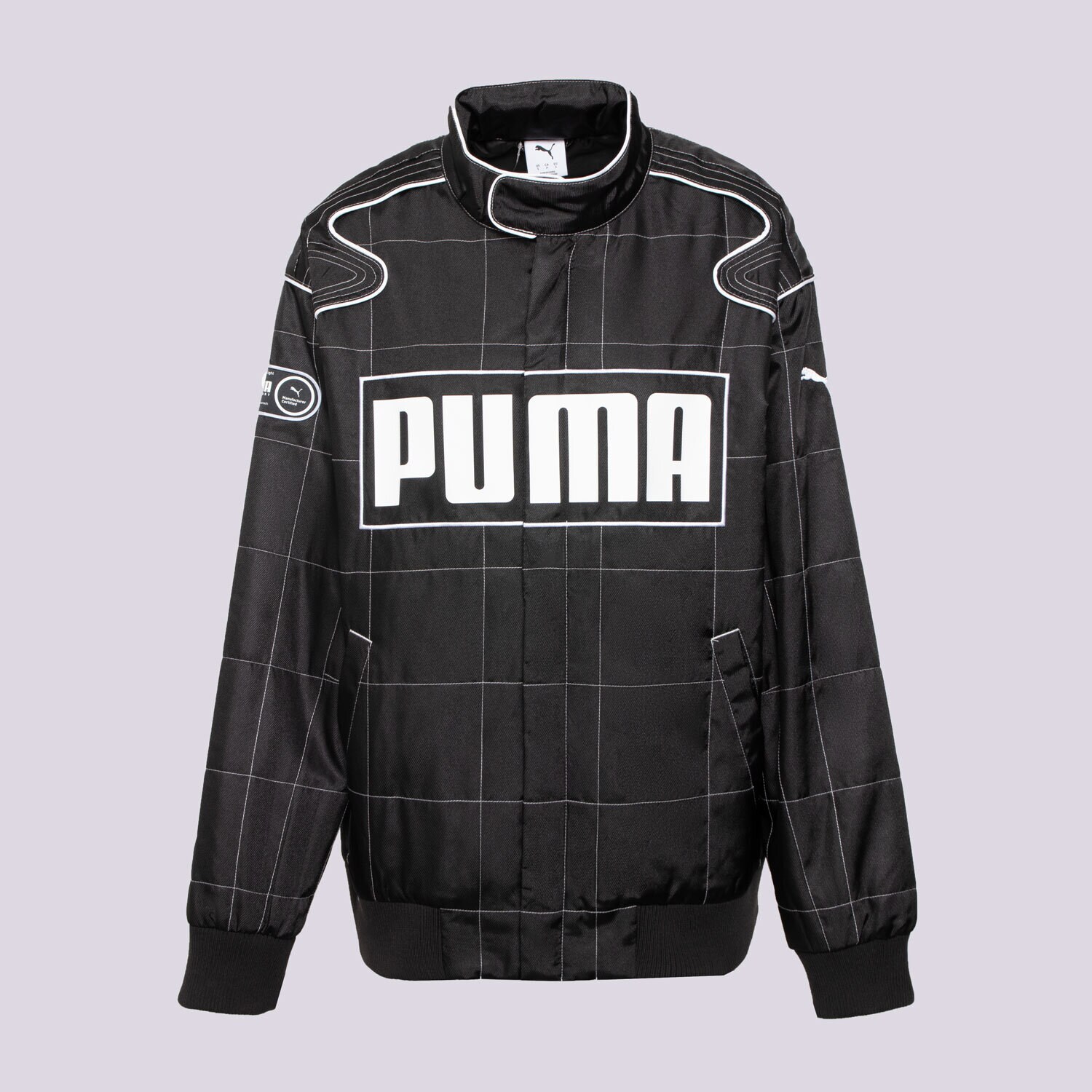 Kurtka wiosenna / jesienna damska PUMA KURTKA RELAXED RACER JACKET 629914 01 CZARNY