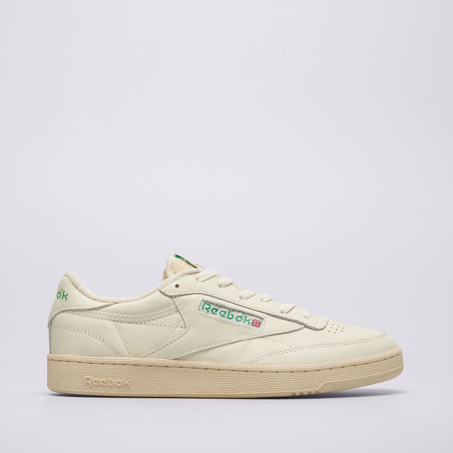 Buty sneakersy męskie REEBOK CLUB C 85 VINTAGE 100000317 KREMOWY