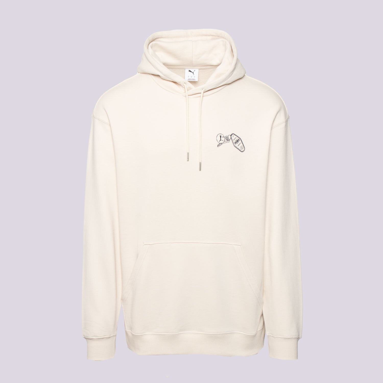 Bluza męska PUMA BLUZA Z KAPTUREM GRAPHICS PUMA HOTEL HOODIE TR 629640 87 BIAŁY