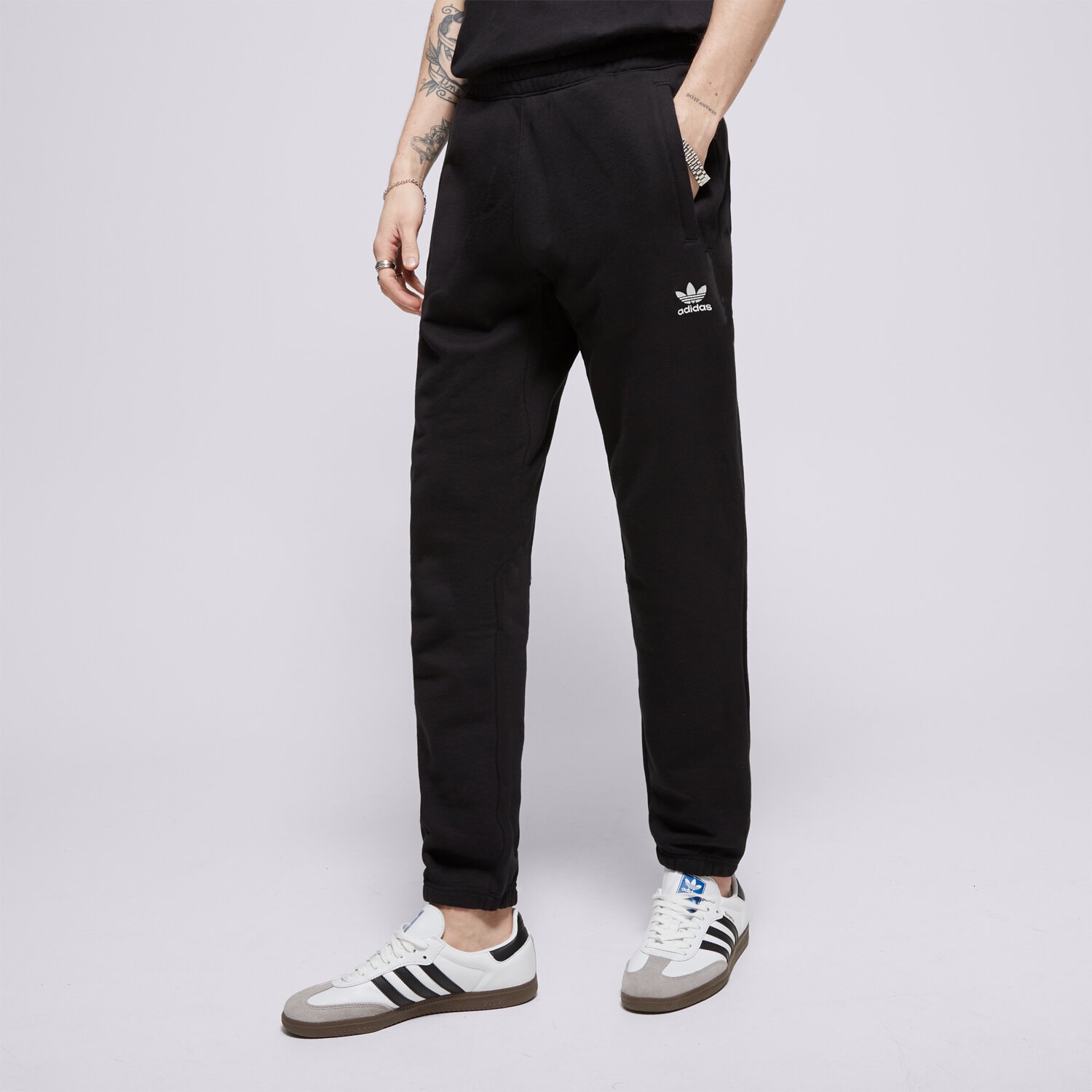 Spodnie sportowe męskie ADIDAS SPODNIE ESS PANTS FT JD2422 CZARNY